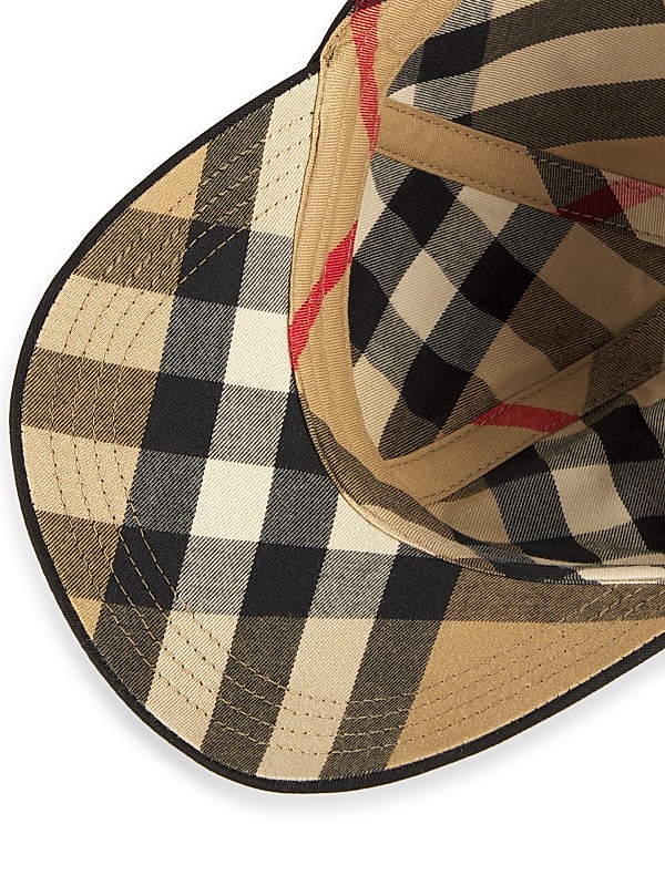 Shop Burberry Check Lined Baseball Cap | Saks Fifth Avenue Shop Burberry Check Lined Baseball Cap | Saks Fifth Avenue