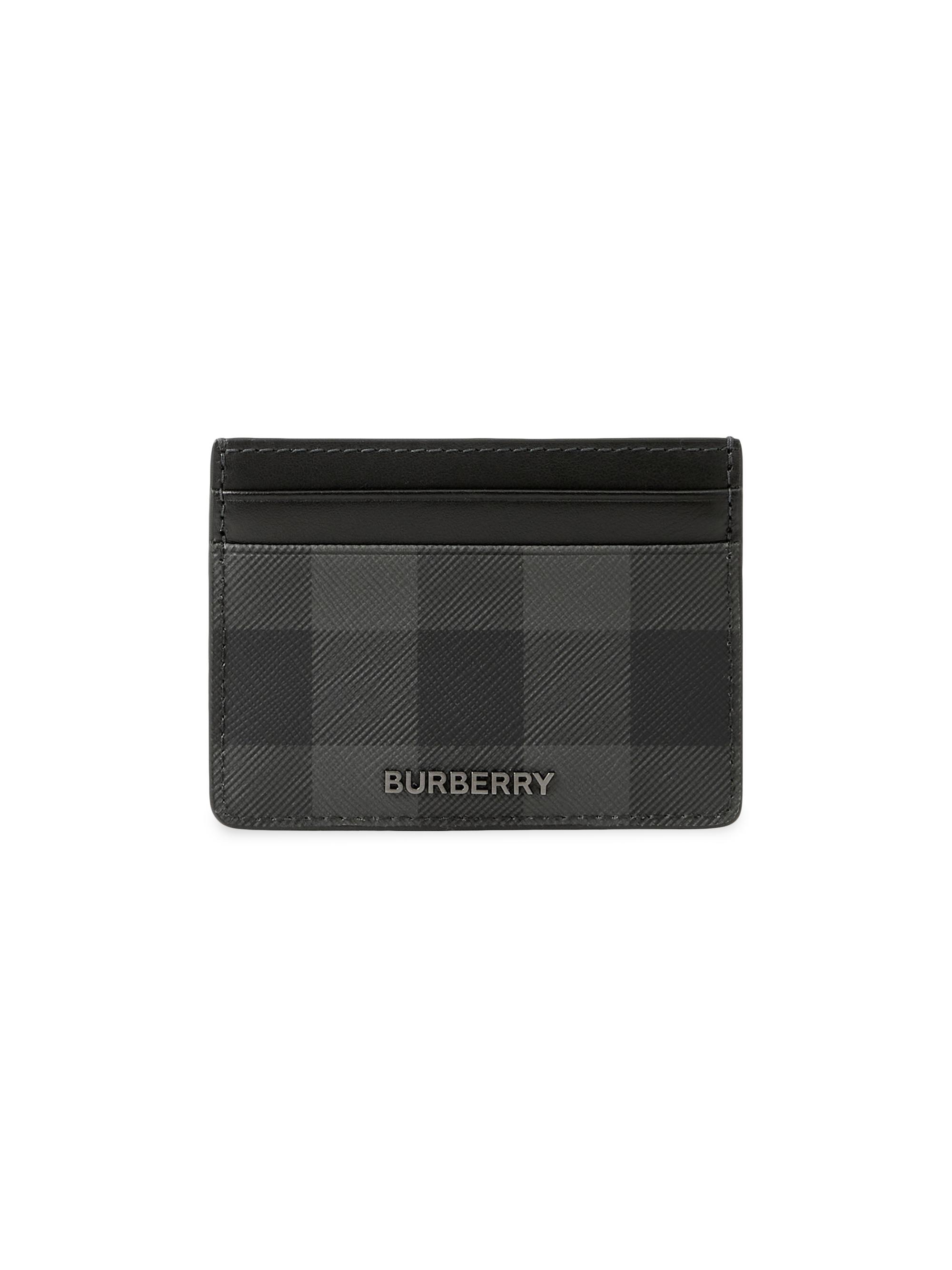 Burberry Chase Check Money Clip Card Holder | Saks Fifth Avenue