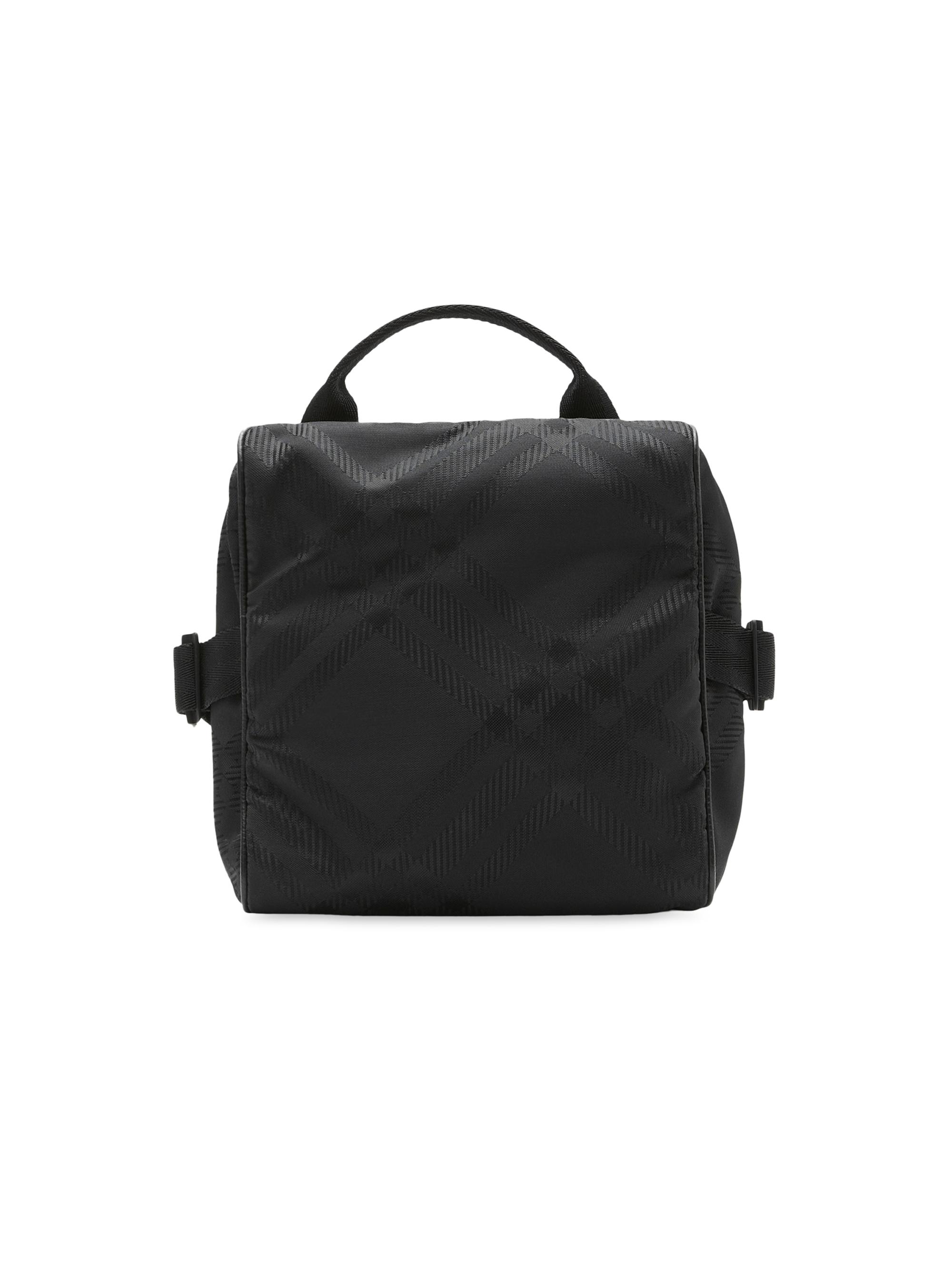 Burberry Men's Check Jacquard Crossbody Bag - Black