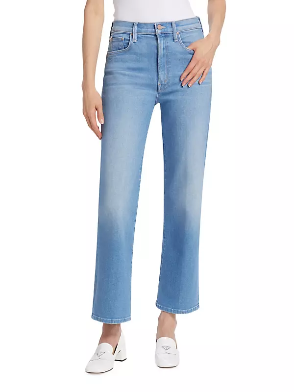 Shop Mother The Rambler Zip Ankle Jeans | Saks Fifth Avenue