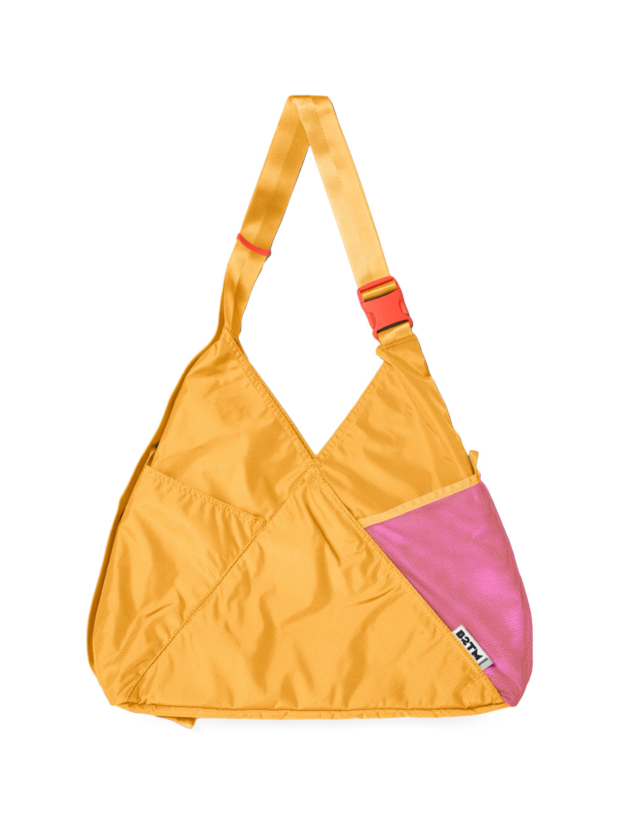Baboon To The Moon Men's Triangle Tote Bag - Citrus Yellow