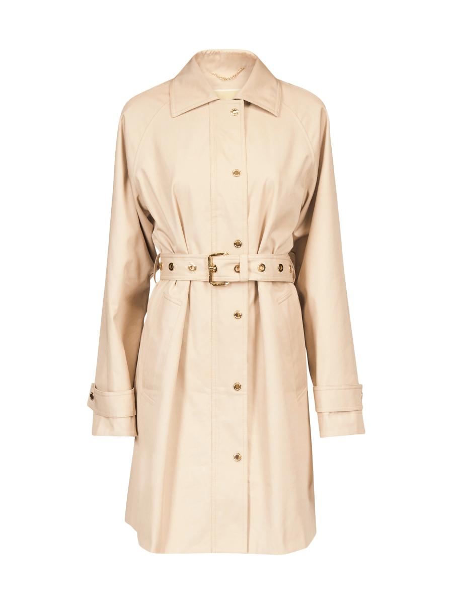 コート Michael By Michael Kors Camel Polyester Blend Trench Coat Michael Kors Cotton Blend Trench Coat, Fall 2023 New Style