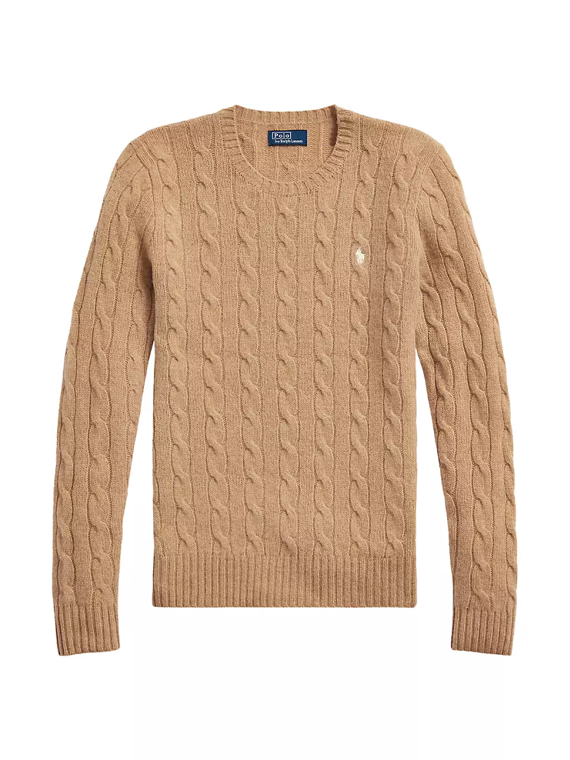 Shop Polo Ralph Lauren Julianna Cable-Knit Wool & Cashmere Sweater
