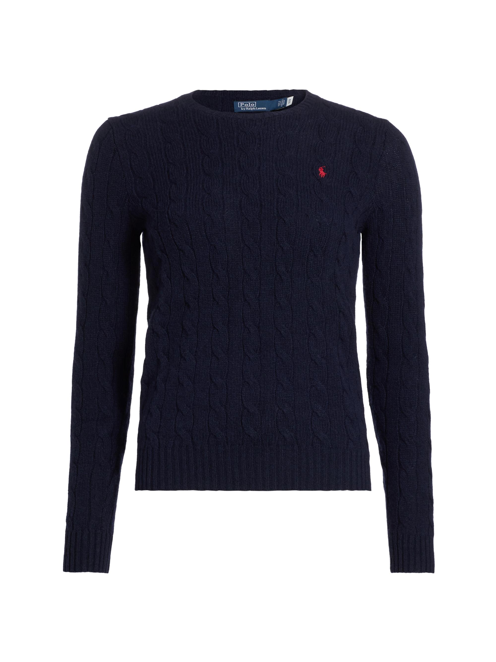 Polo Ralph Lauren Women's Julianna Cable-Knit Sweater - Hunter Navy