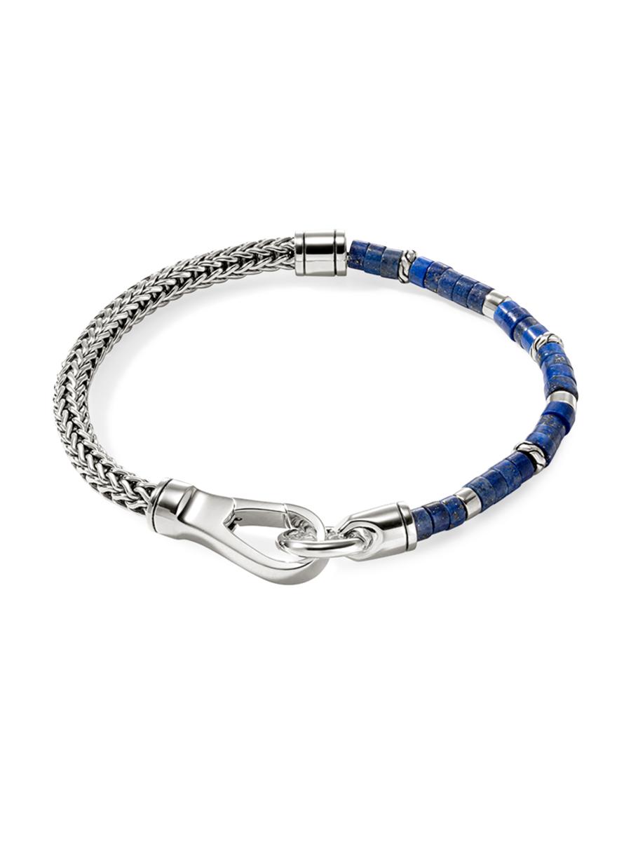 n.hoolywood bracelet 専用 John Hardy Heishi Sterling Silver & Lapis Lazuli Chain
