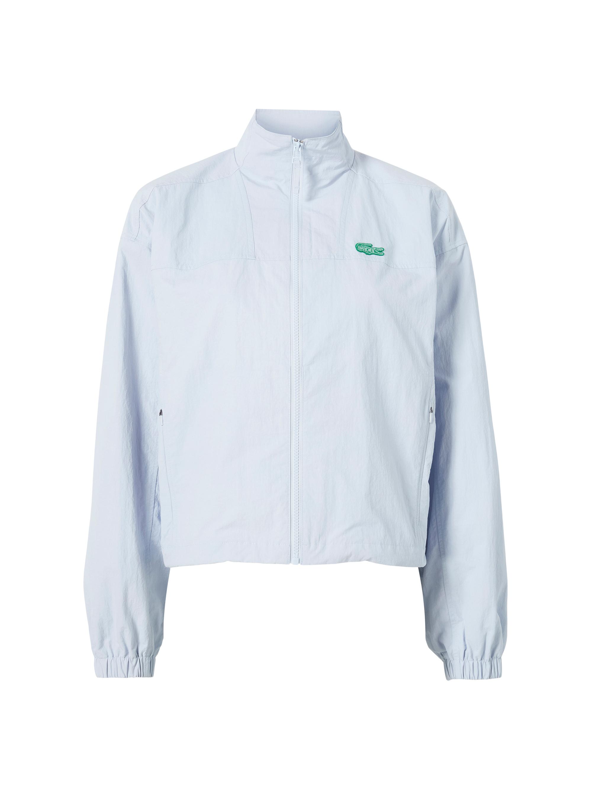 Lacoste X Bandier Women's  Zip Windbreaker - Phoenix Blue