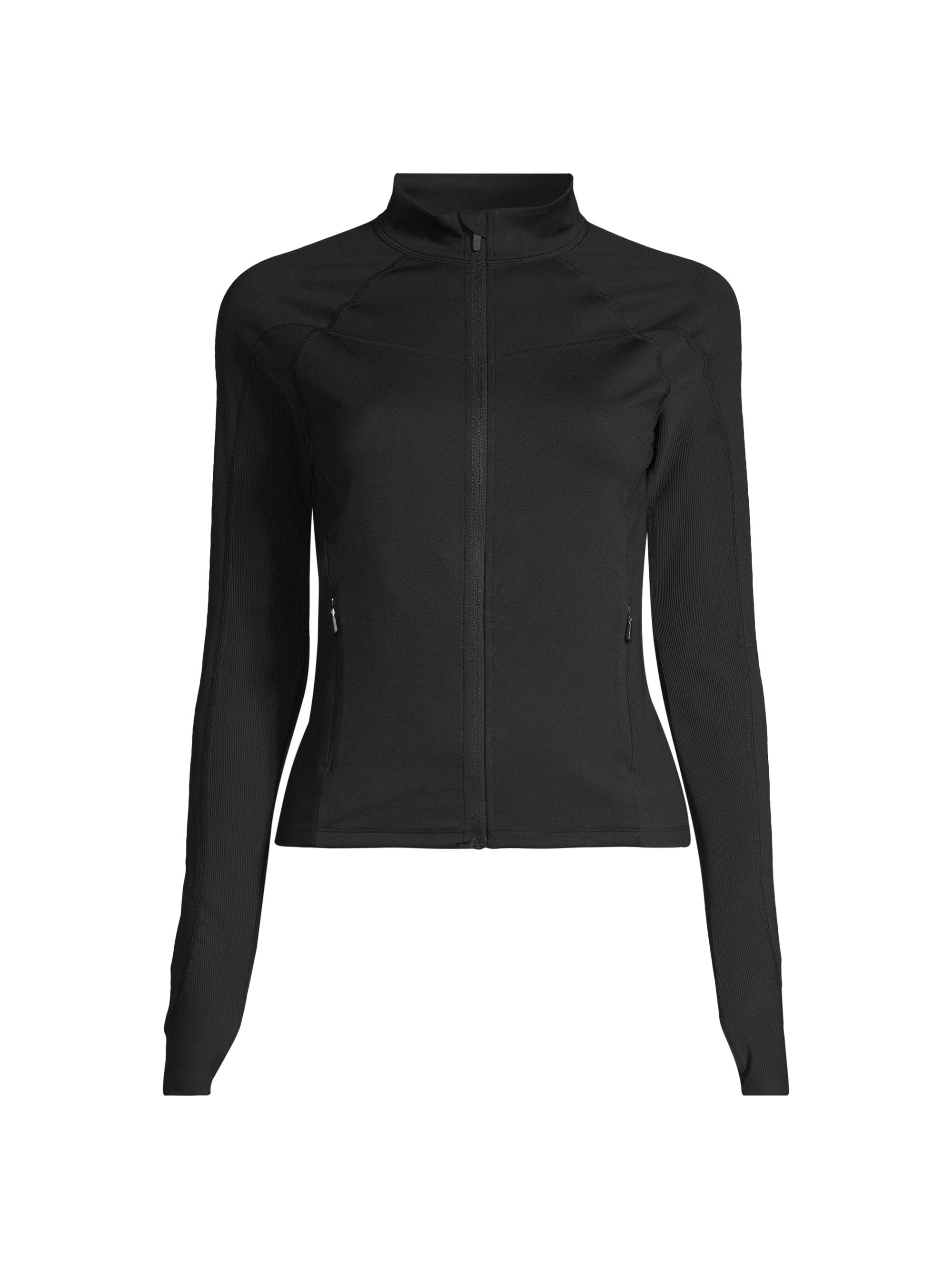 Lacoste Women's  X Bandier Zip-Up Jacket - Black
