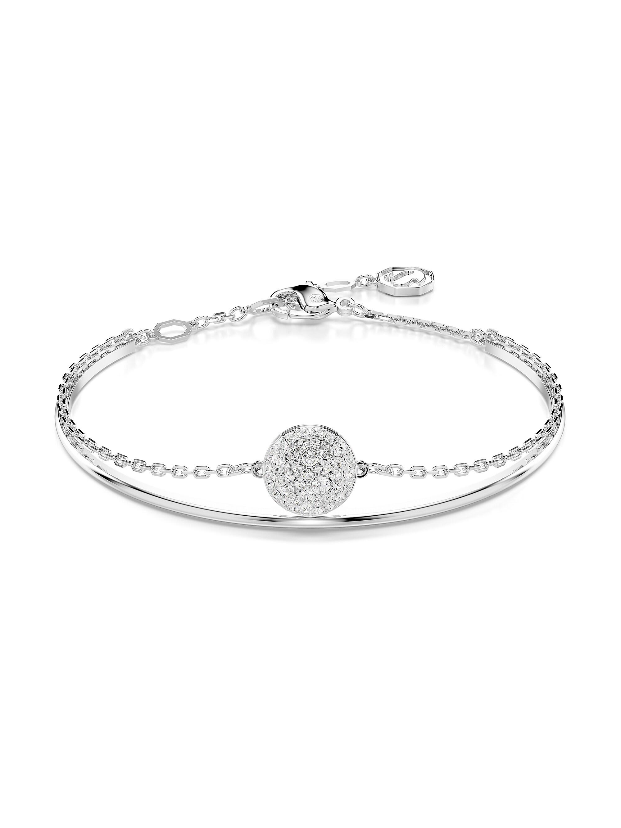 Swarovski Women's Sublima Rhodium-Plated &  Crystal Bracelet - White Gold