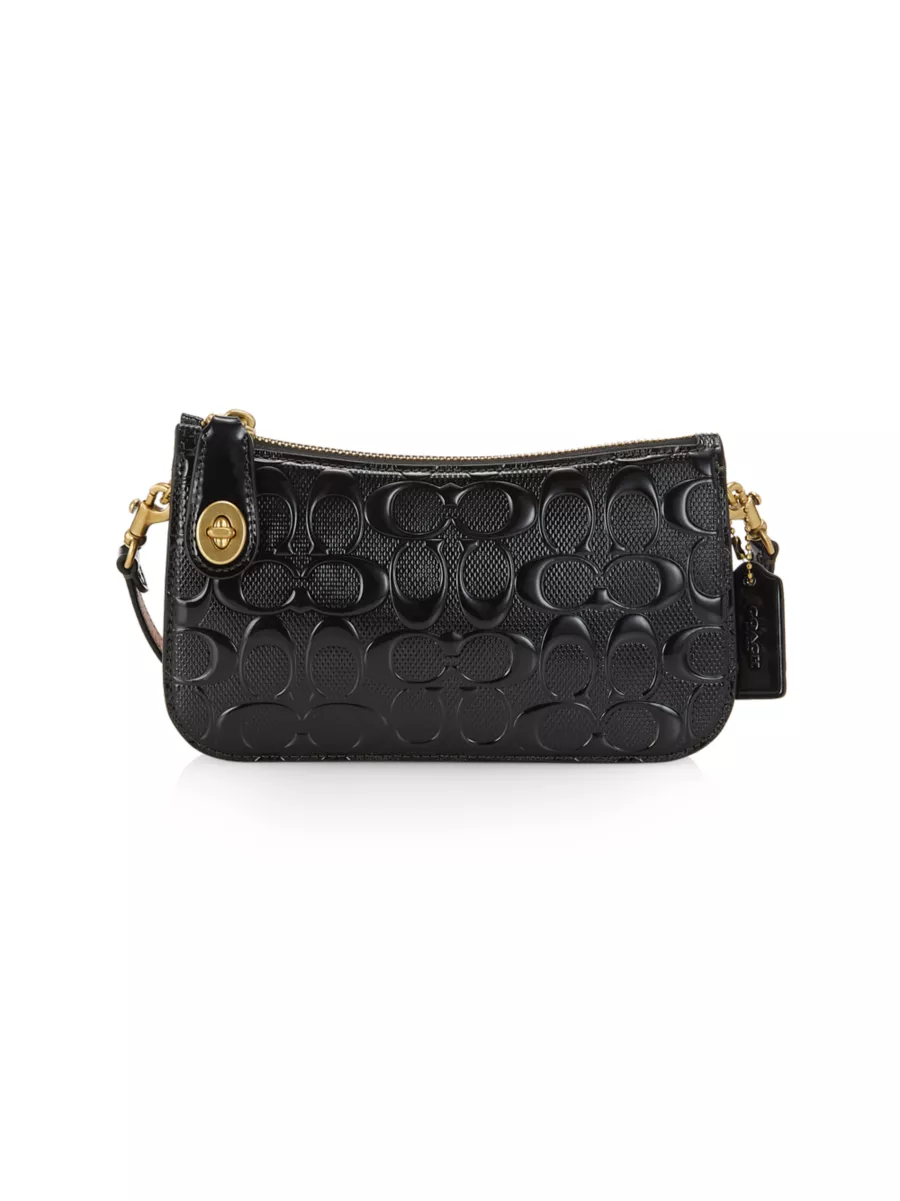 Shop COACH Patent Leather Pochette | Saks Fifth Avenue