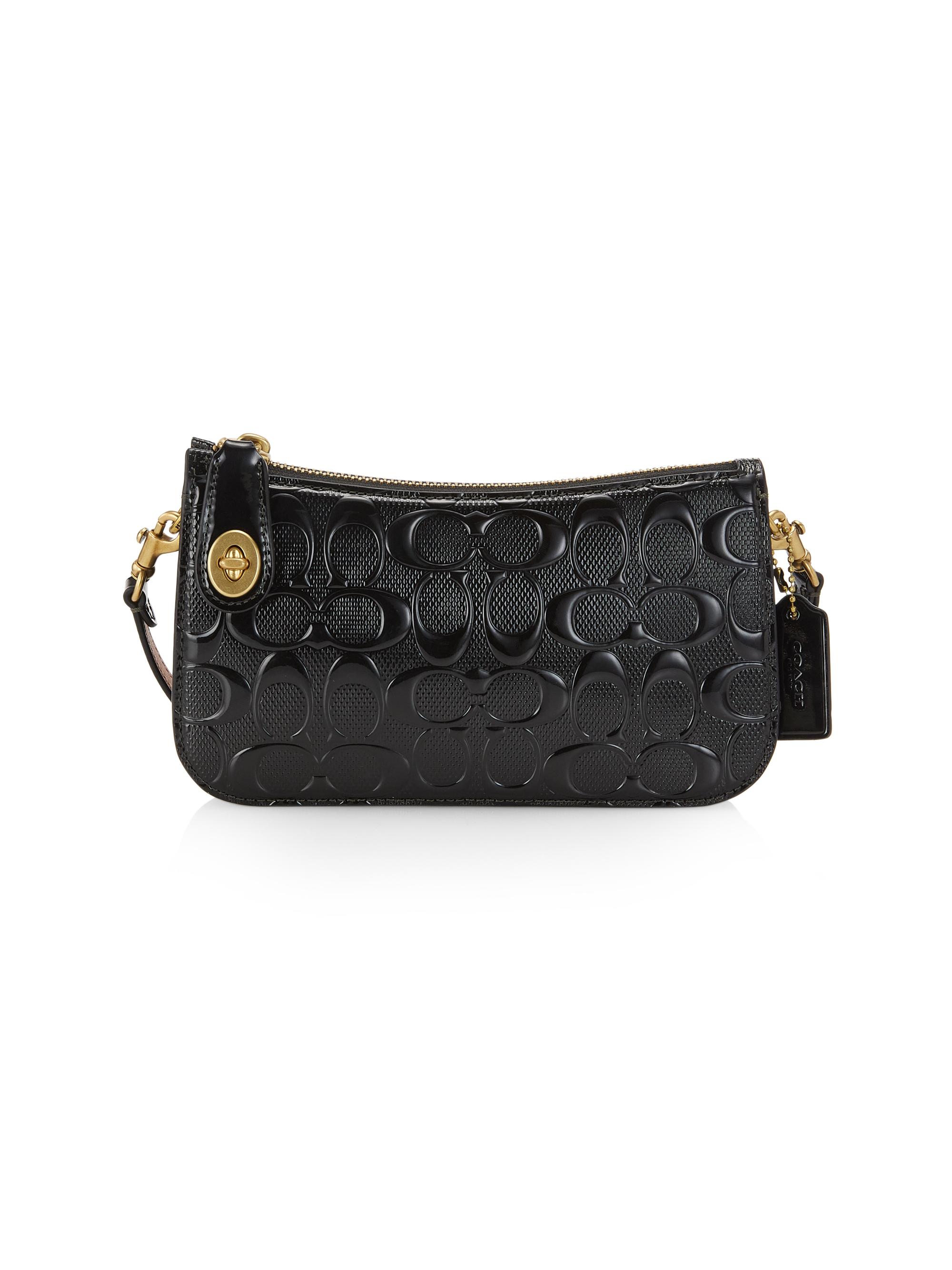 バッグ Coach Patent Leather Turnrock mini Pouch Coach Pink Leather Turnrock mini Pouch 526 | eBay