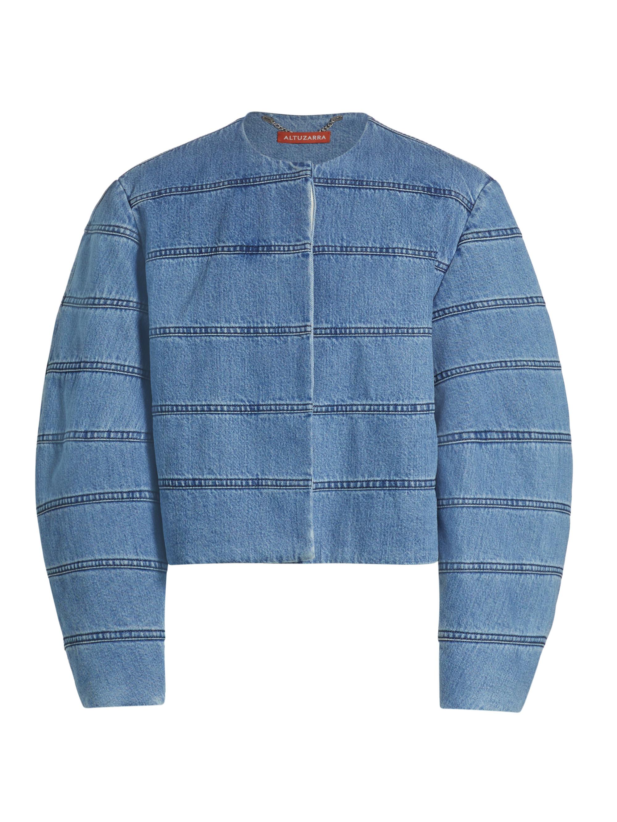 ジャケット・アウター jumelle collarless denim jacket collarless denim jacket（デニムジャケット）｜jumelle（ジュメロ）