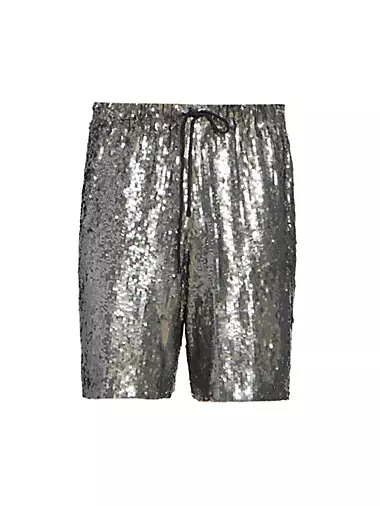 Piperi Sequin Embellished Shorts