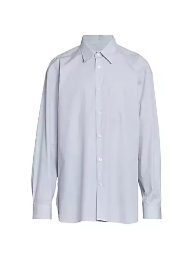 Croom Pinstriped Button-Up Shirt