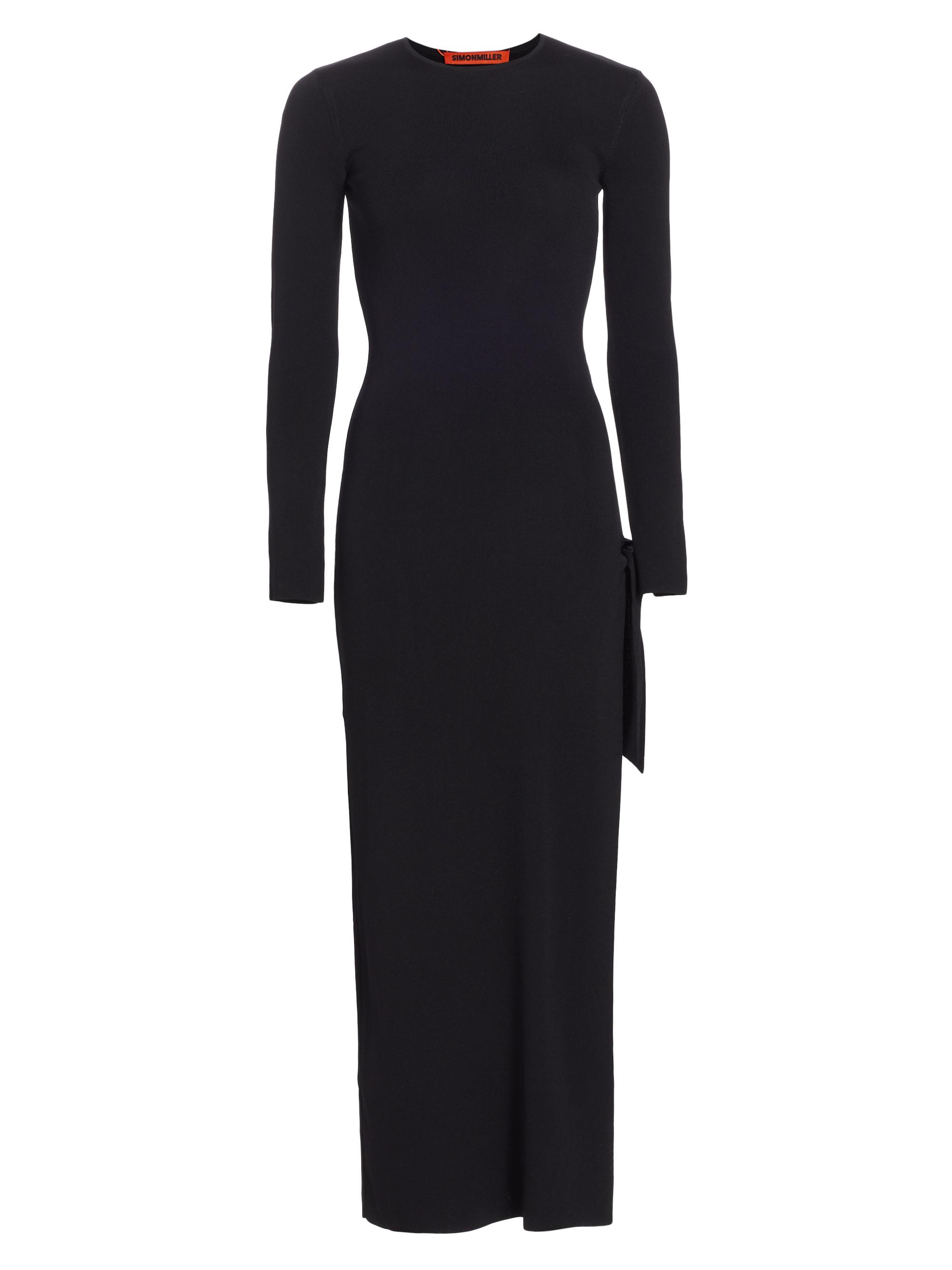 Simon Miller Women's Junjo Long-Sleeve Dress - Black