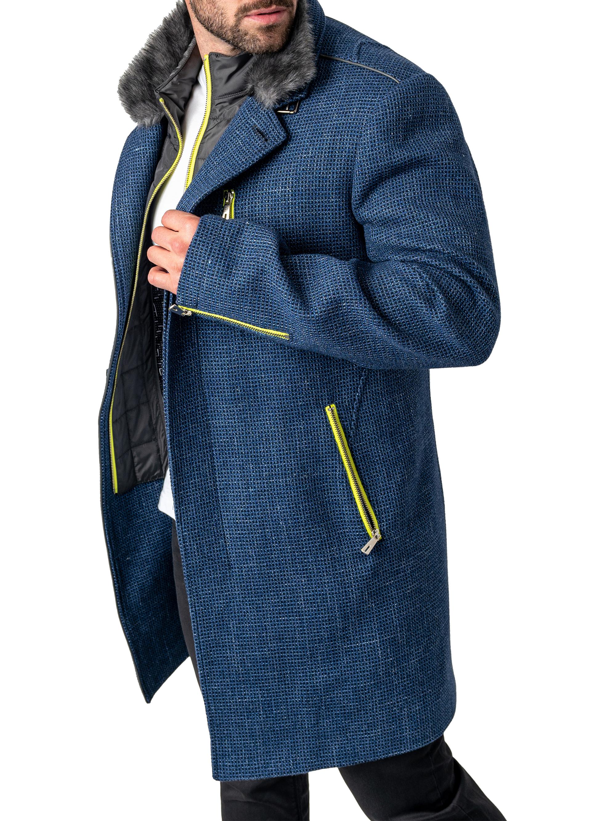 Maceoo Men's Peacoat Captain - Blue