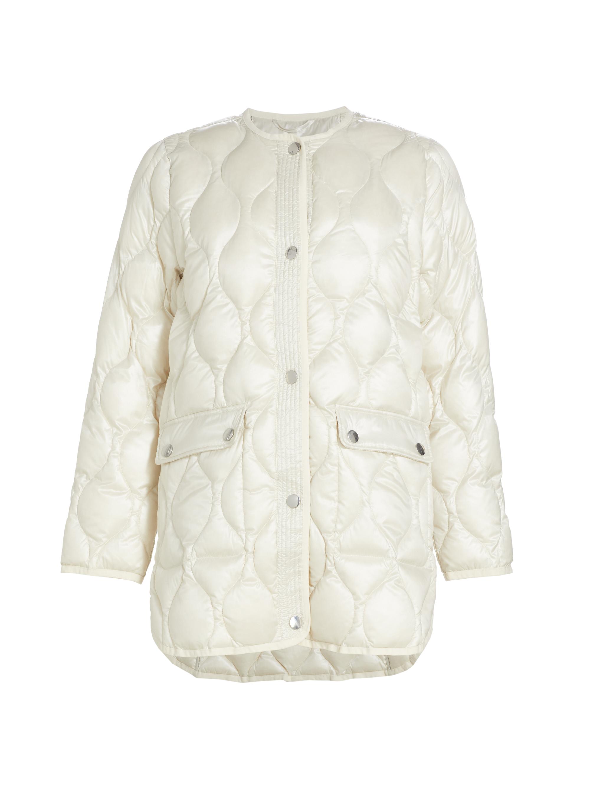 If Only Studio Women's Amy Quilted Down Jacket - Champagne