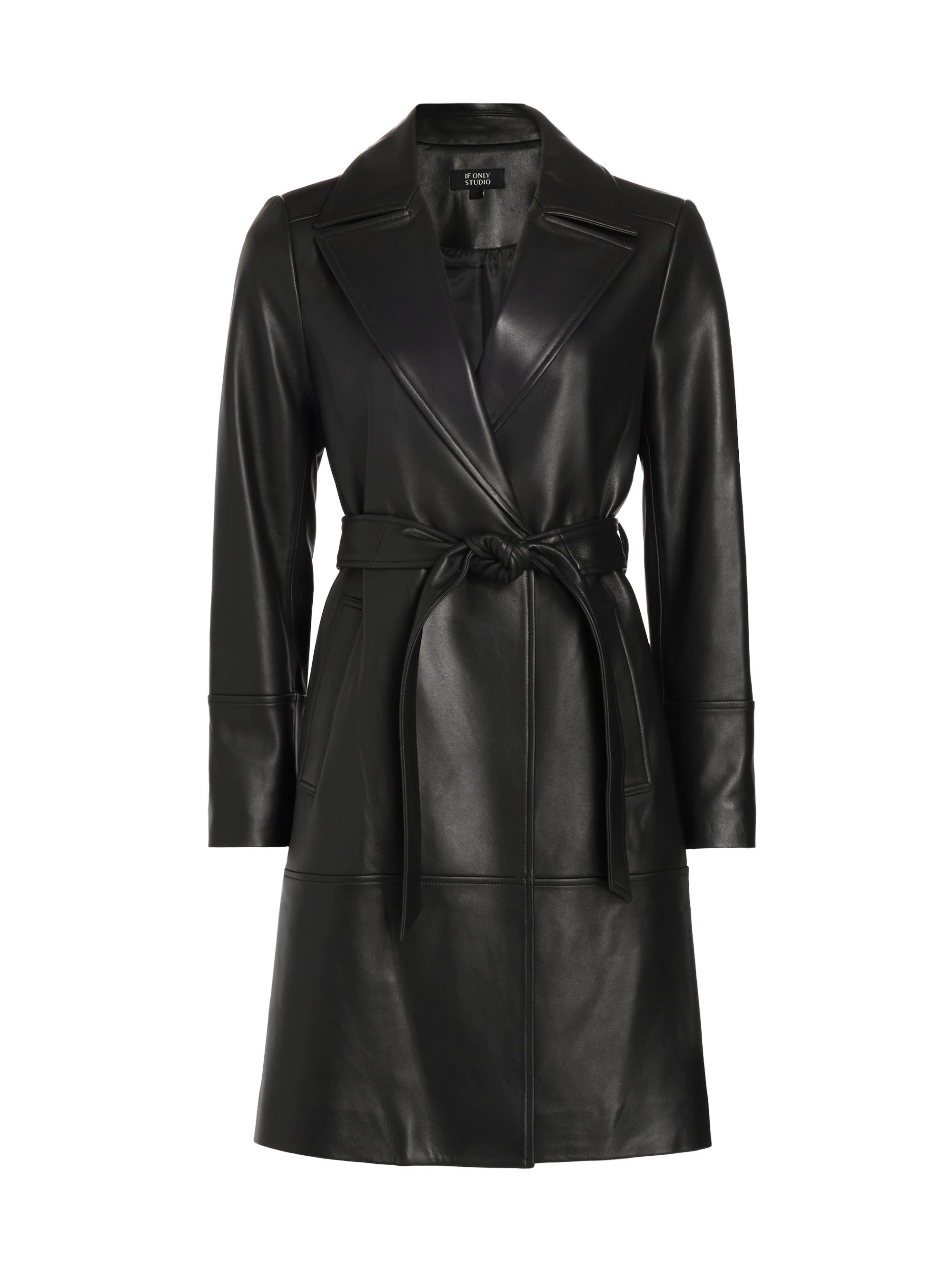 Chloé wrap-front belted coat - Blue