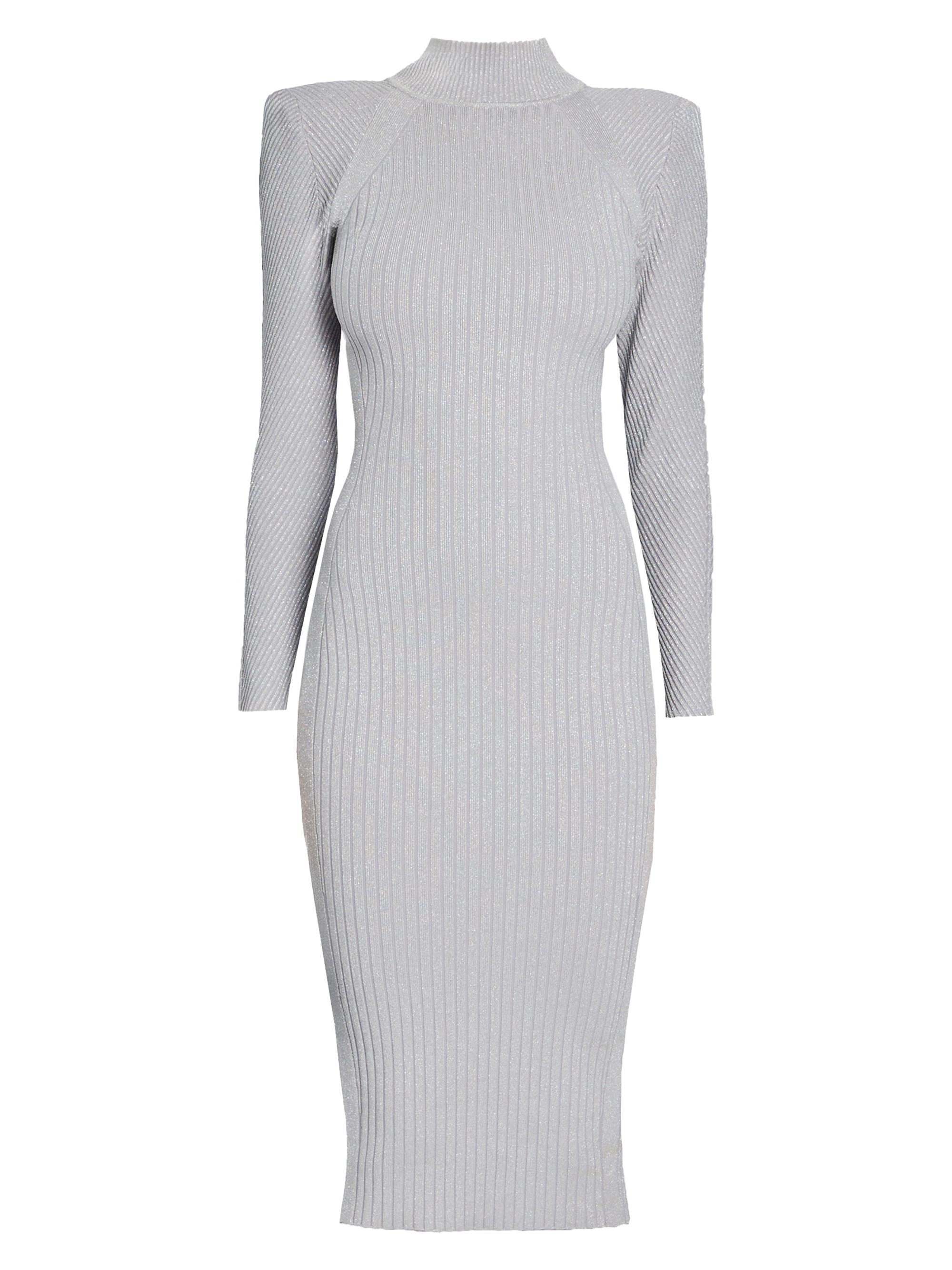 Retrofête Women's Aylin Dress - Silver Grey