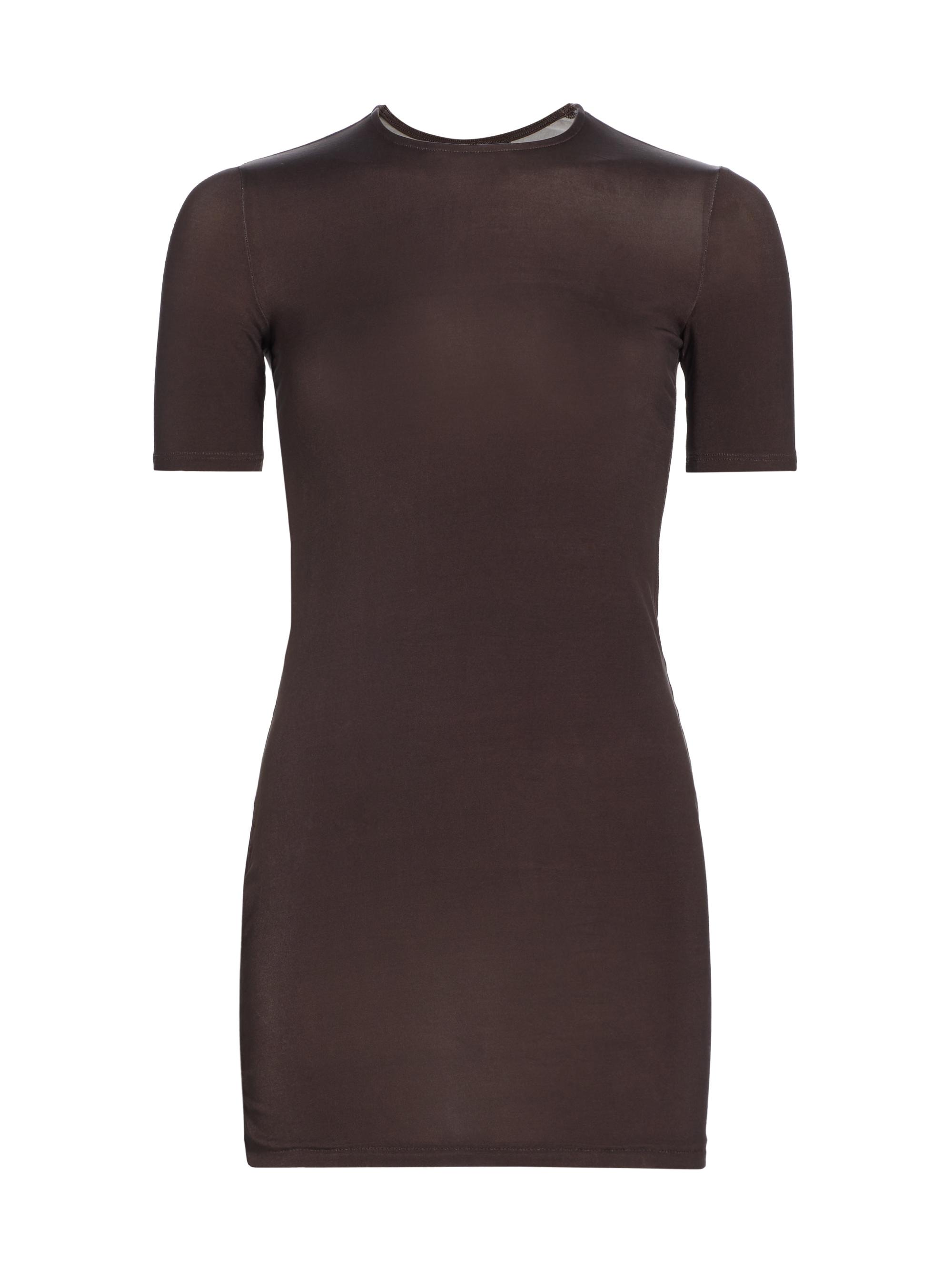 Louisa Ballou Women's Jersey O-Ring Minidress - Brown