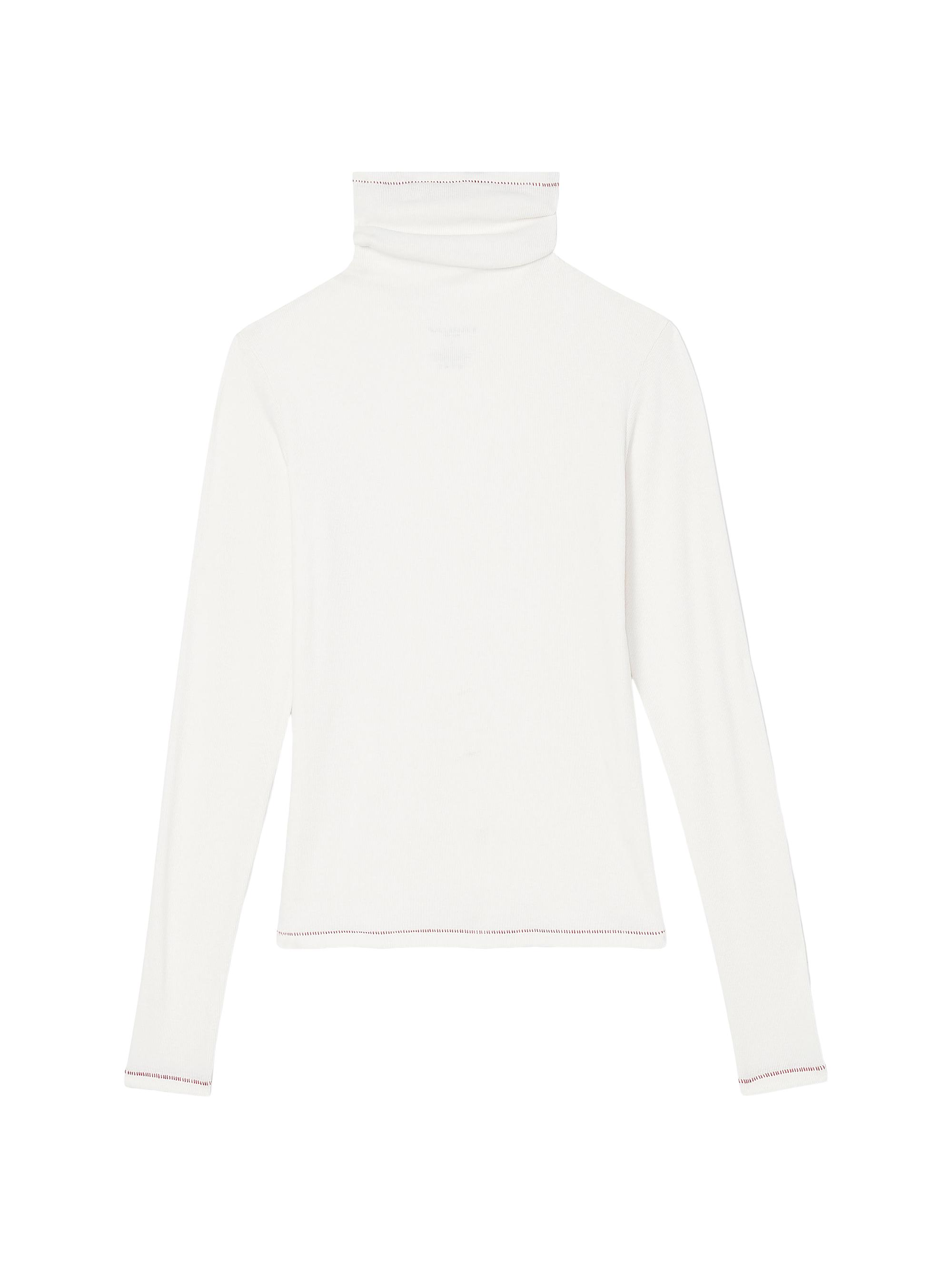 アパルトモン24AW Yak Cotton RIB TURTLENECK Worn White Sidewinder Rib Turtleneck - Buck Mason- Modern American