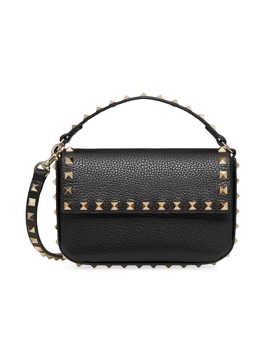 【関税＆送料込み】Valentino Garavani Valentino Garavani 'U Valentino Garavani 40mm Rockstud Caged Pumps | Black | FARFETCH