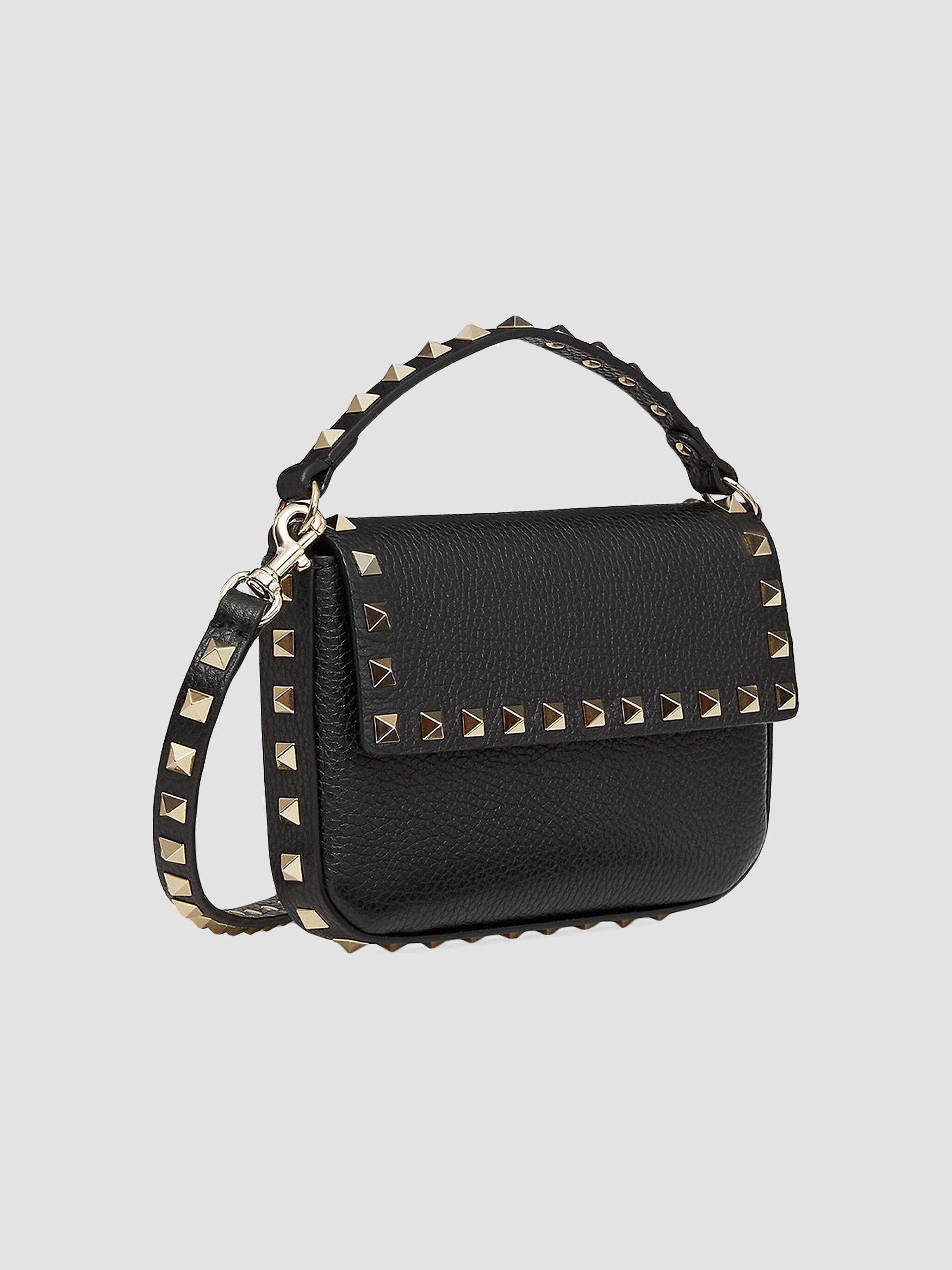 grace VALENTINO ROCKSTUD BAG ほぼ新品 Valentino Garavani Rockstud Grainy Calfskin Pouch | Saks Fifth Avenue