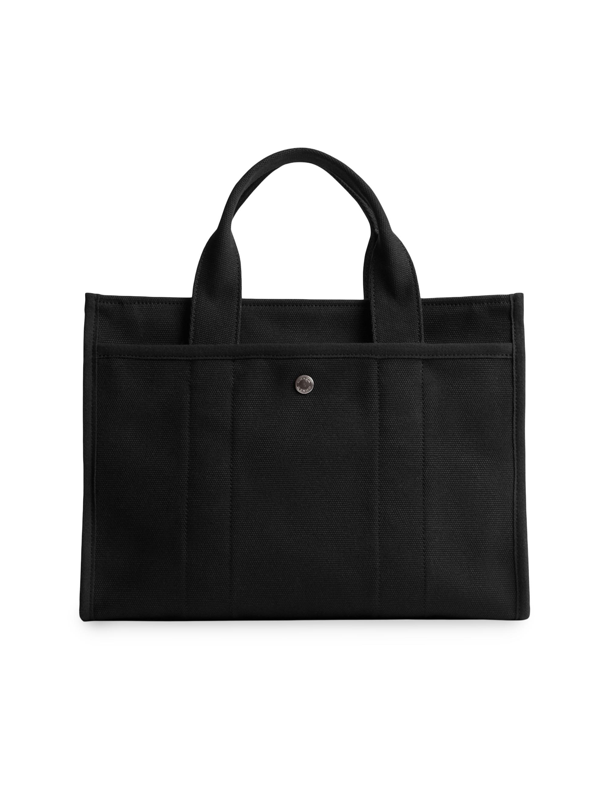 COACH Cargo Canvas & Leather Tote Bag | Saks Fifth Avenue