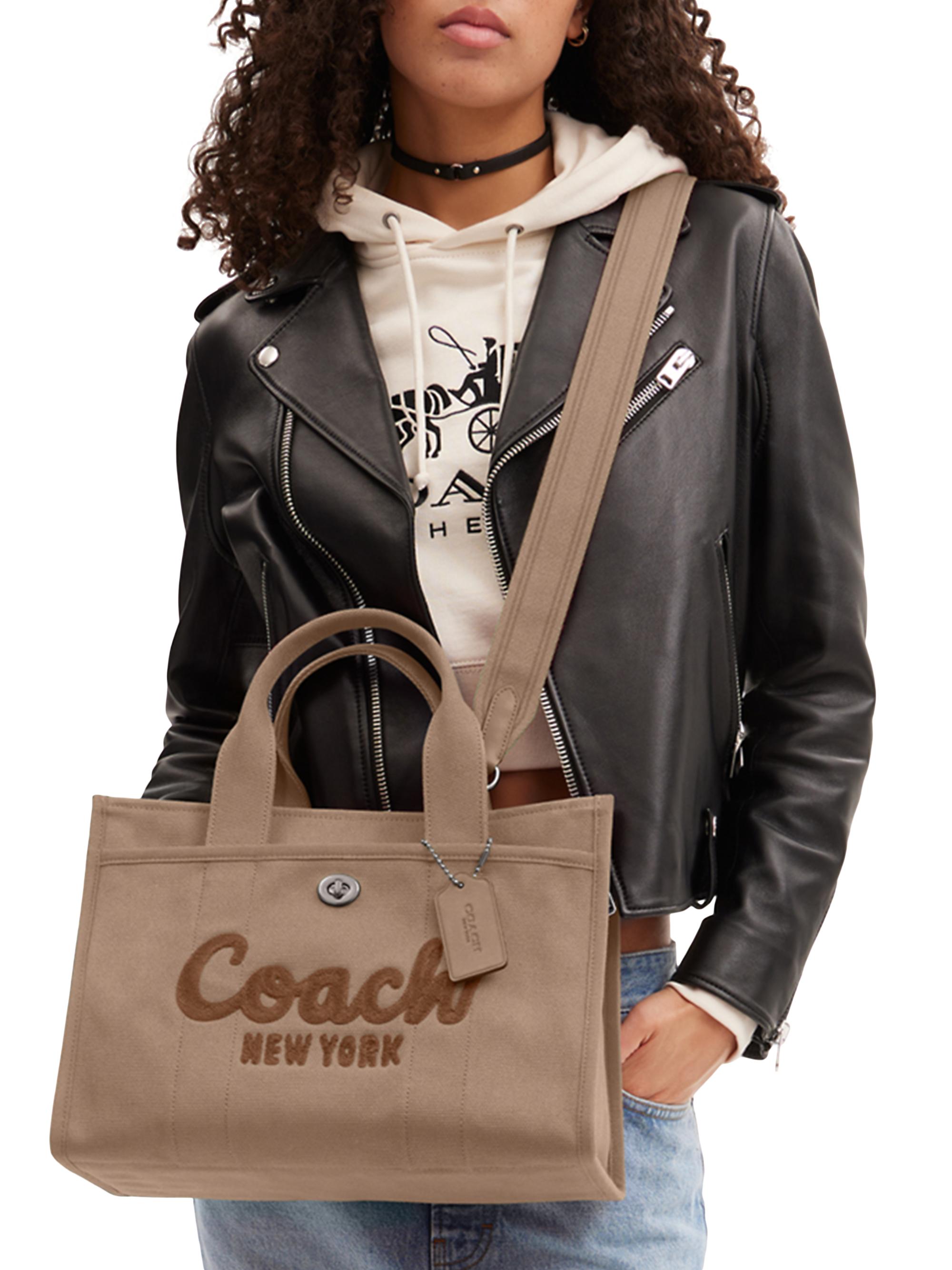 COACH Women's Cargo Canvas & Leather Tote Bag - Natural