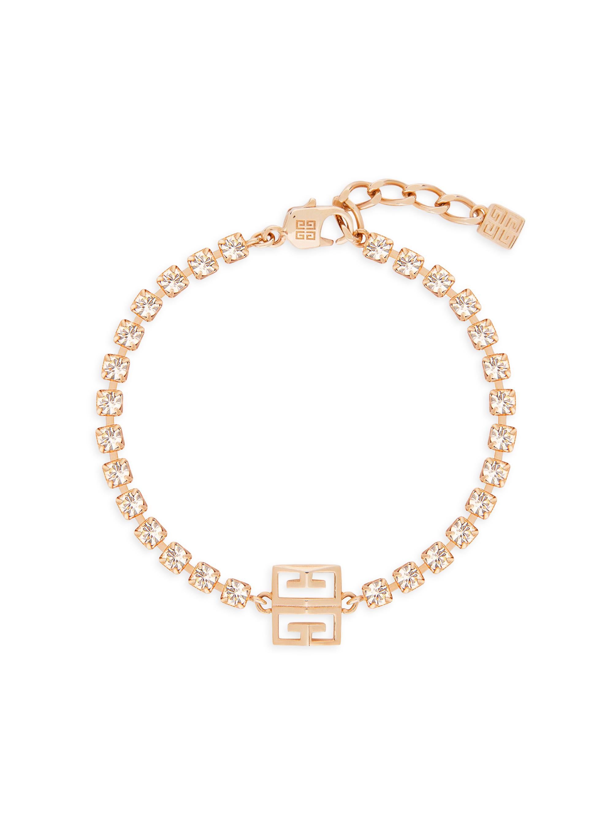 Givenchy Women's 4G Bracelet In Metal With Crystals - Rose Gold