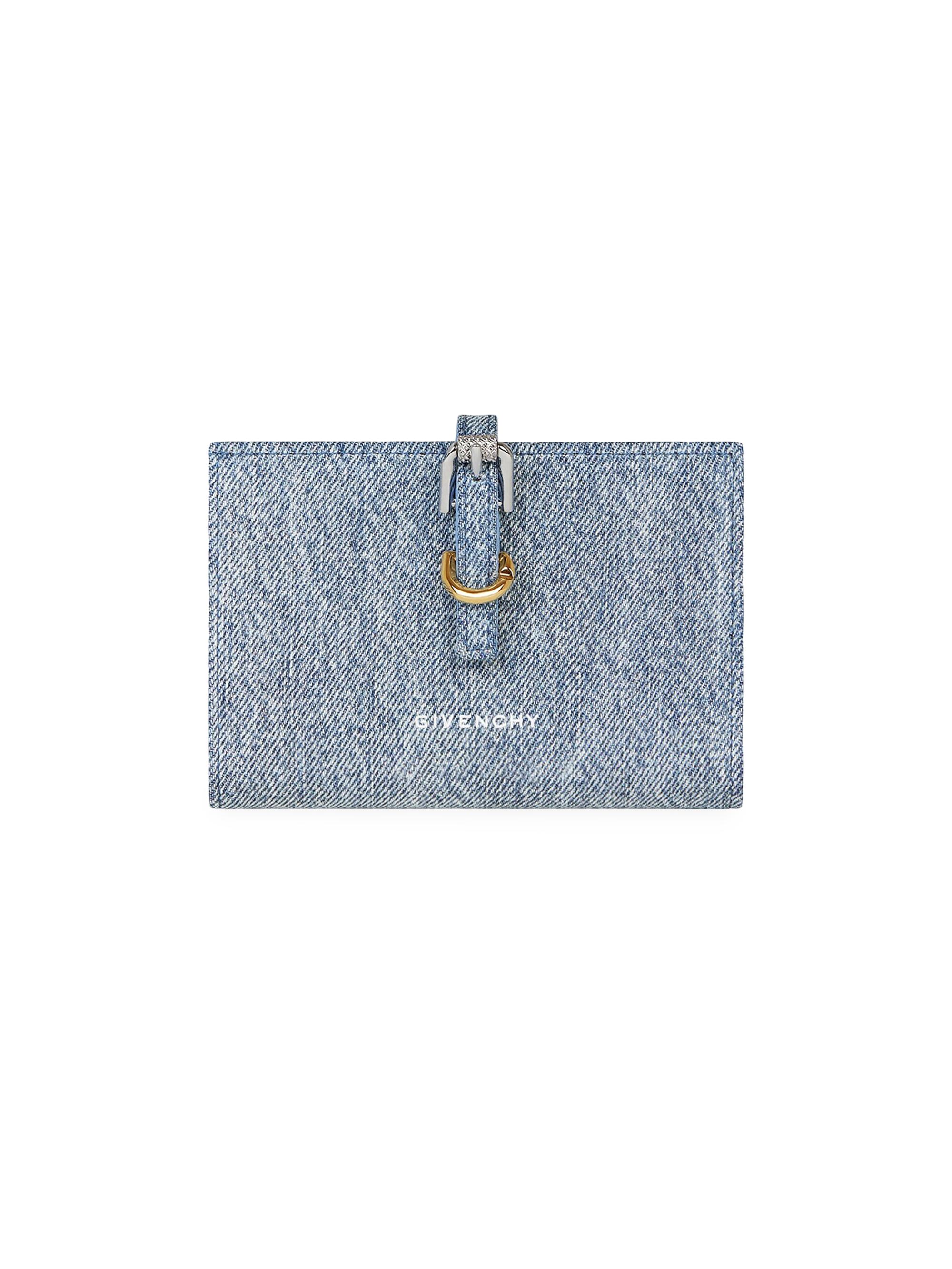 Givenchy Women's Voyou Wallet In Denim Blue