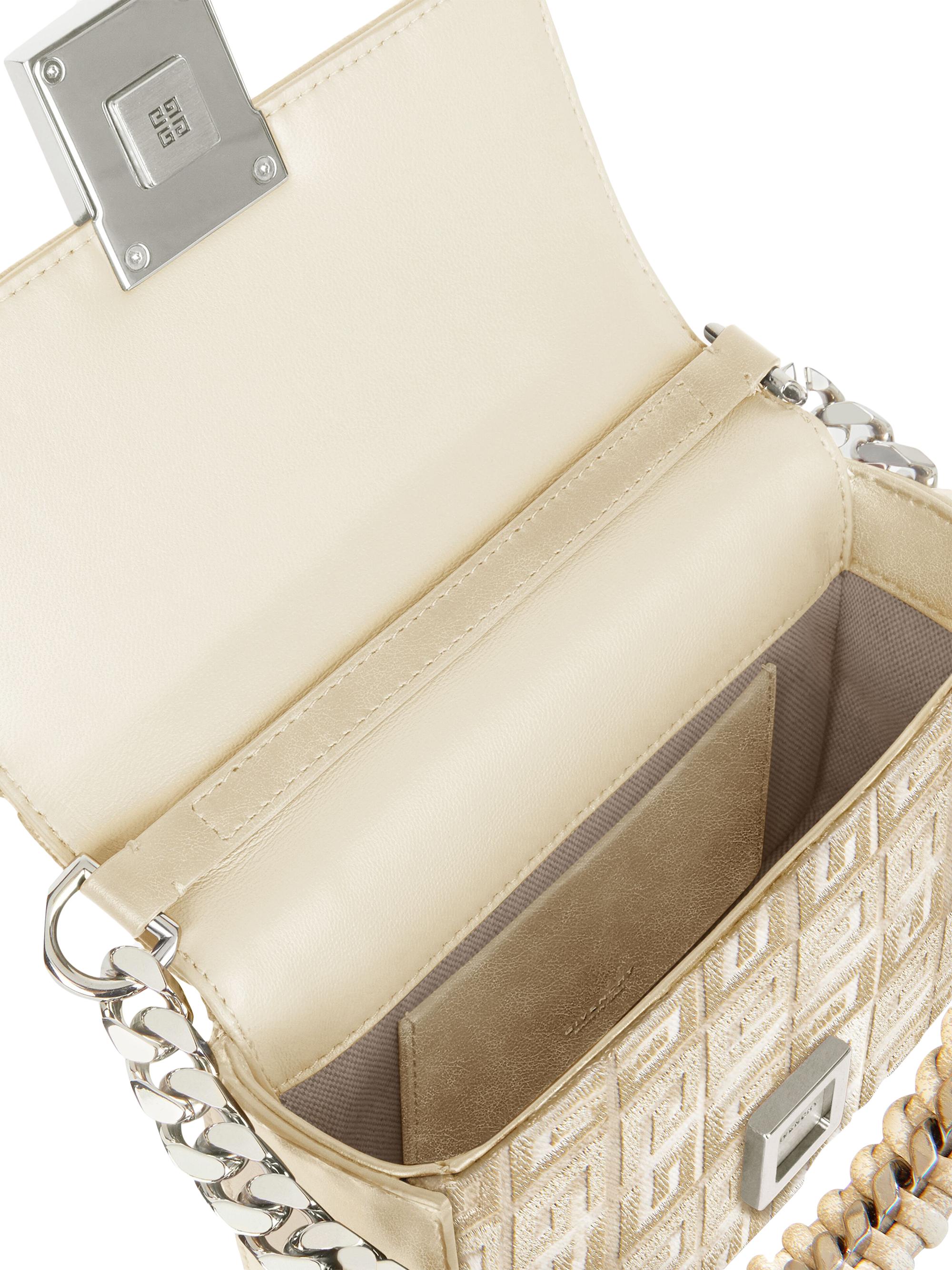 Givenchy Small 4G Bag In Lurex Embroidery With Chain | Saks Fifth