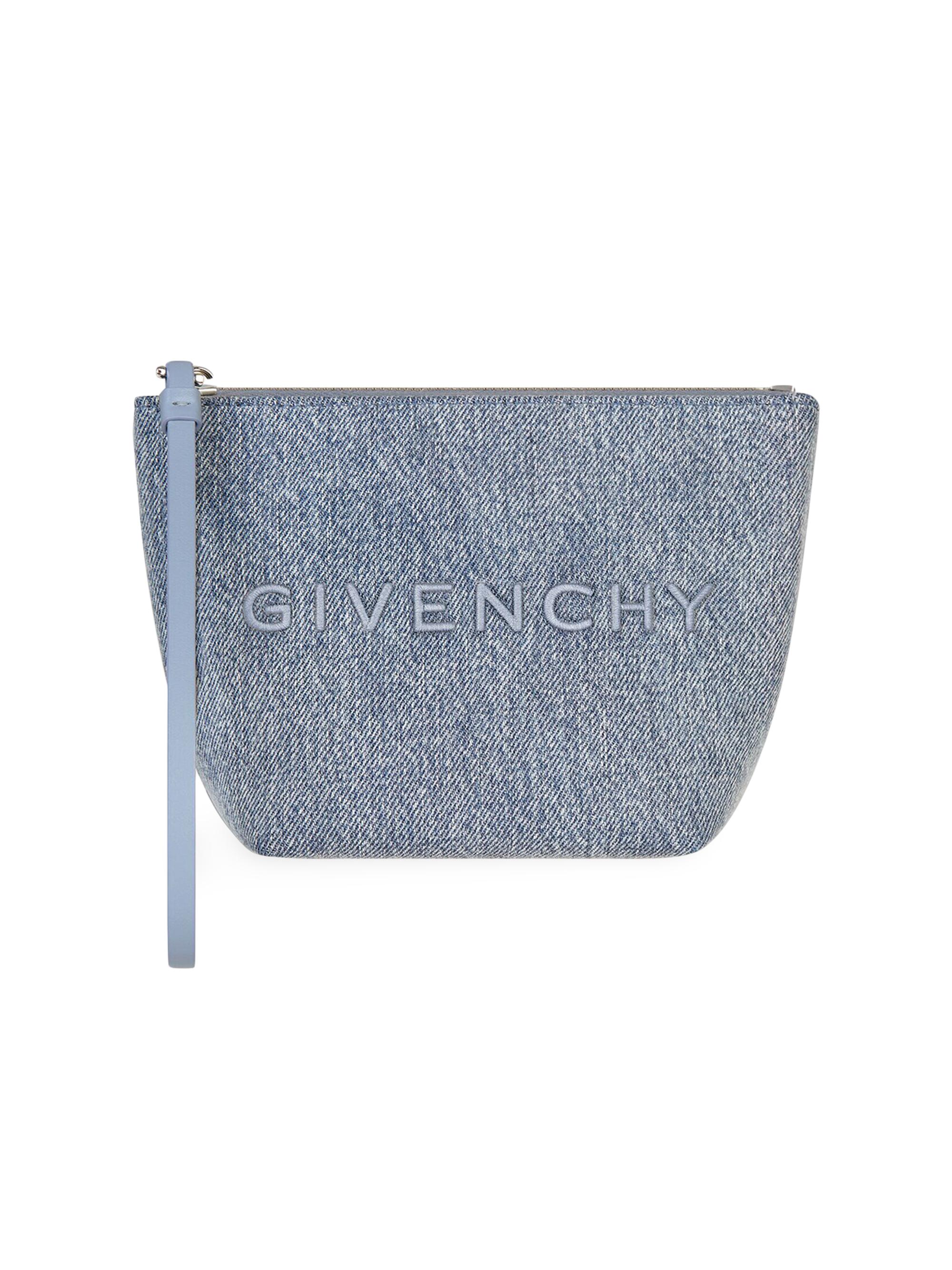 Givenchy Women's Mini Pouch In Denim Blue