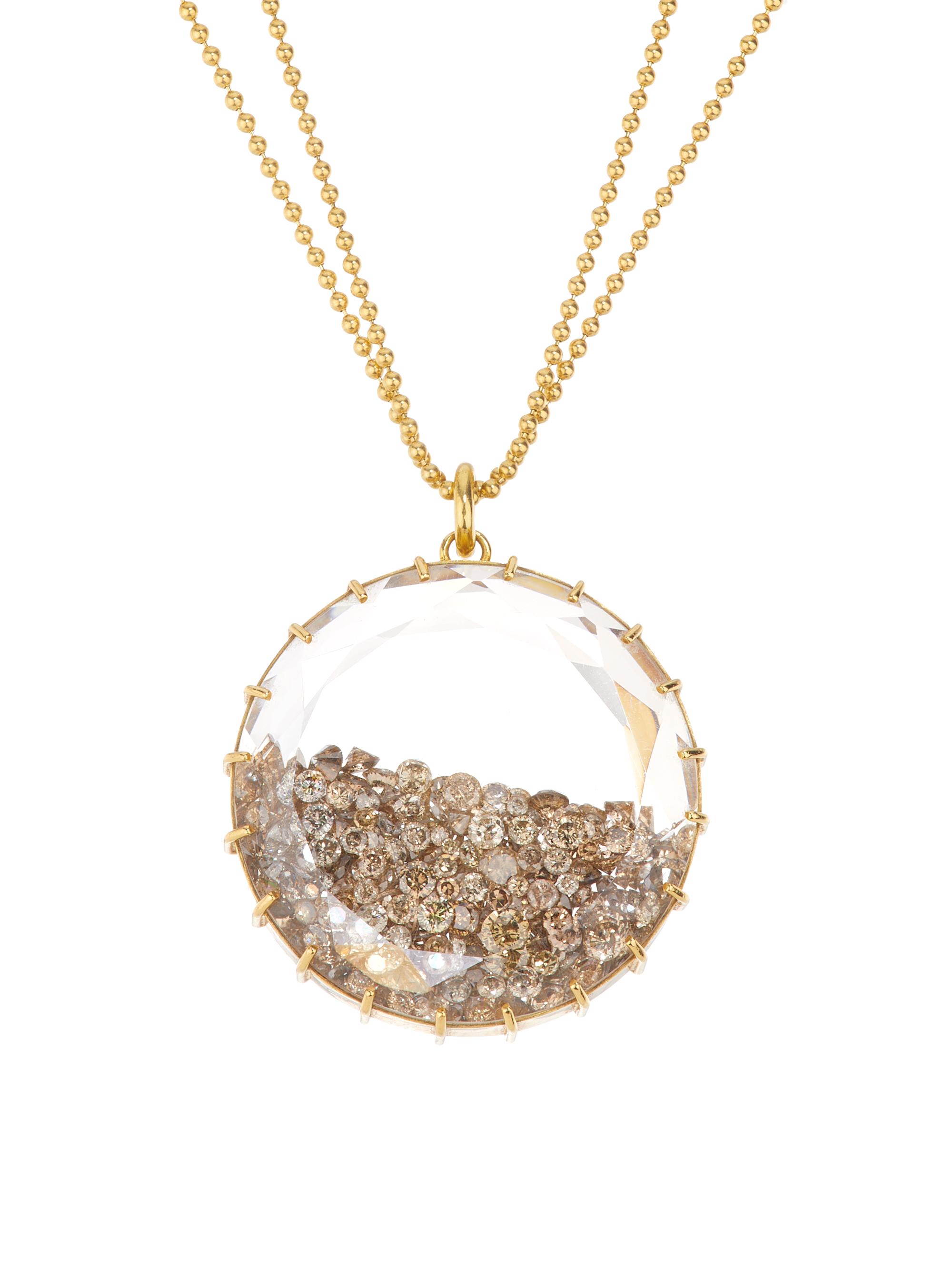 Renee Lewis Women's 18K Yellow Gold & 7.76 TCW Diamond Shake Necklace - Yellow Gold