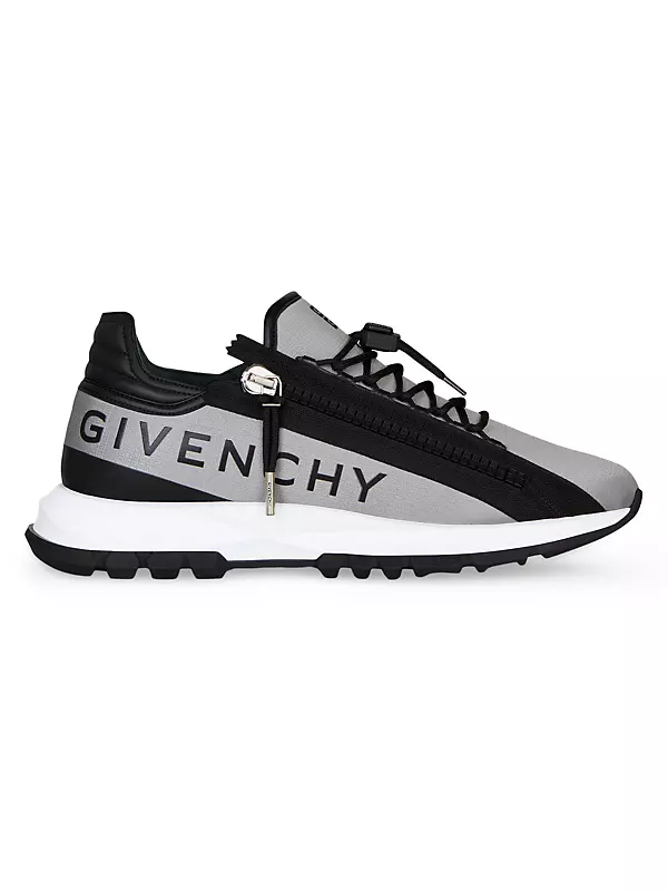 Shop Givenchy Spectre Runner Sneakers In 4G Synthetic Fiber With Zip