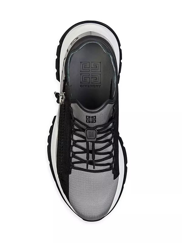 Men's Spectre Leather Side-Zip Runner Sneakers