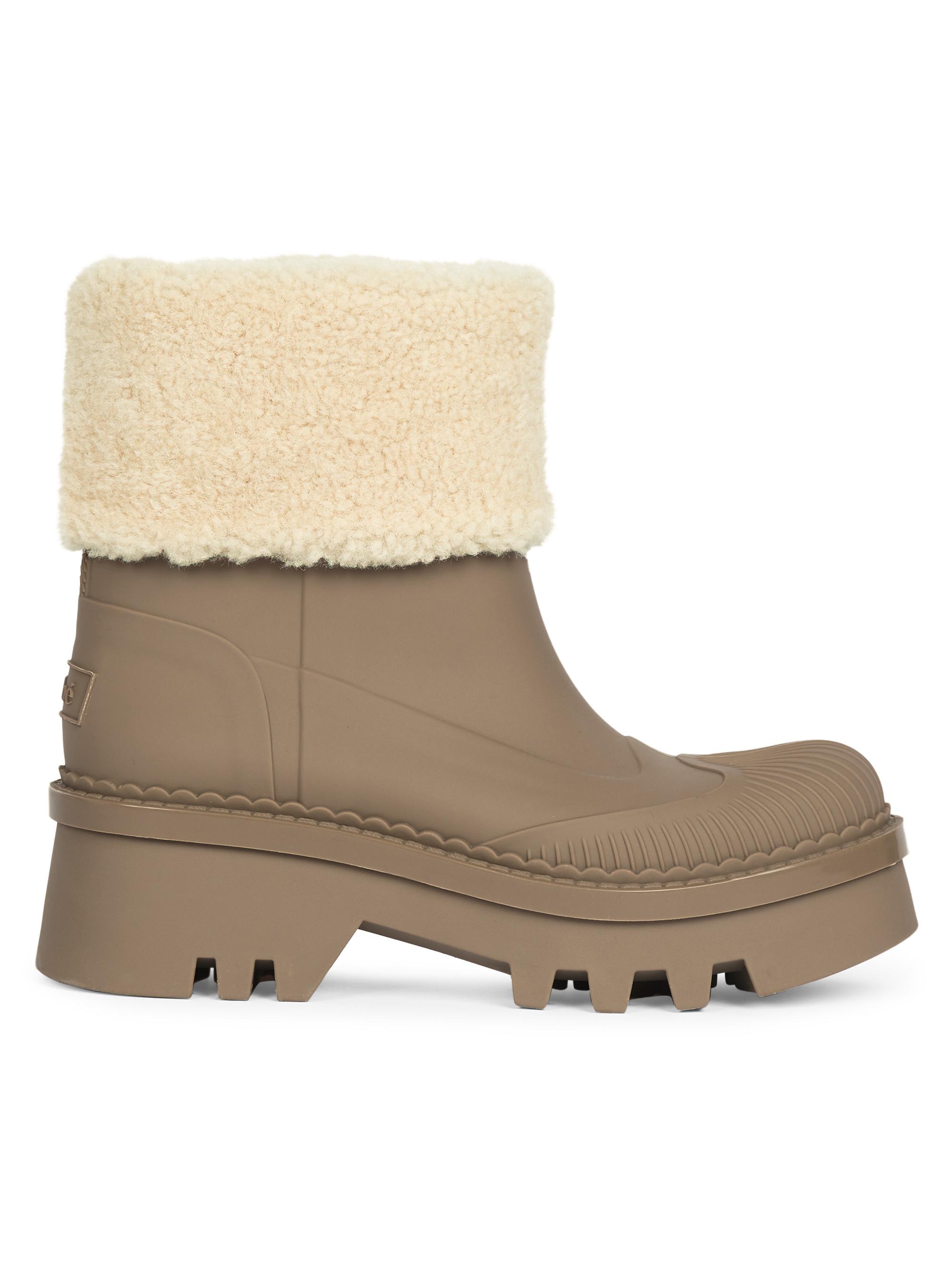 AMIRI Malibu shearling ankle boots - Neutrals