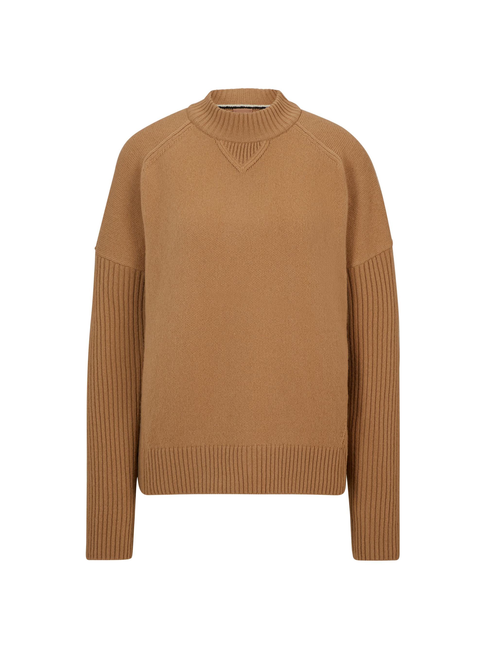BOSS Women's Virgin-Wool Sweater - Beige