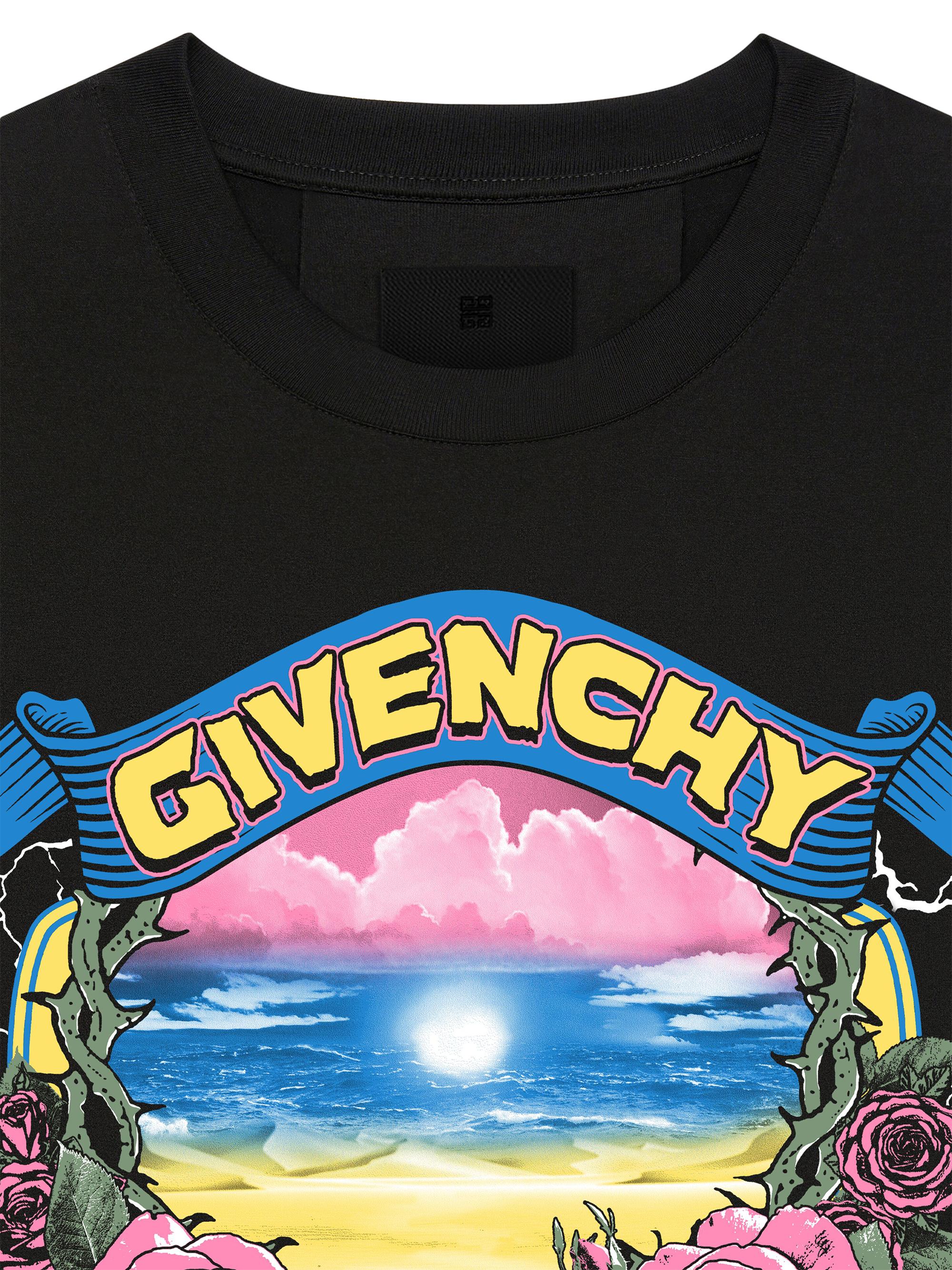 Givenchy World Tour Oversized T-Shirt In Cotton | Saks Fifth