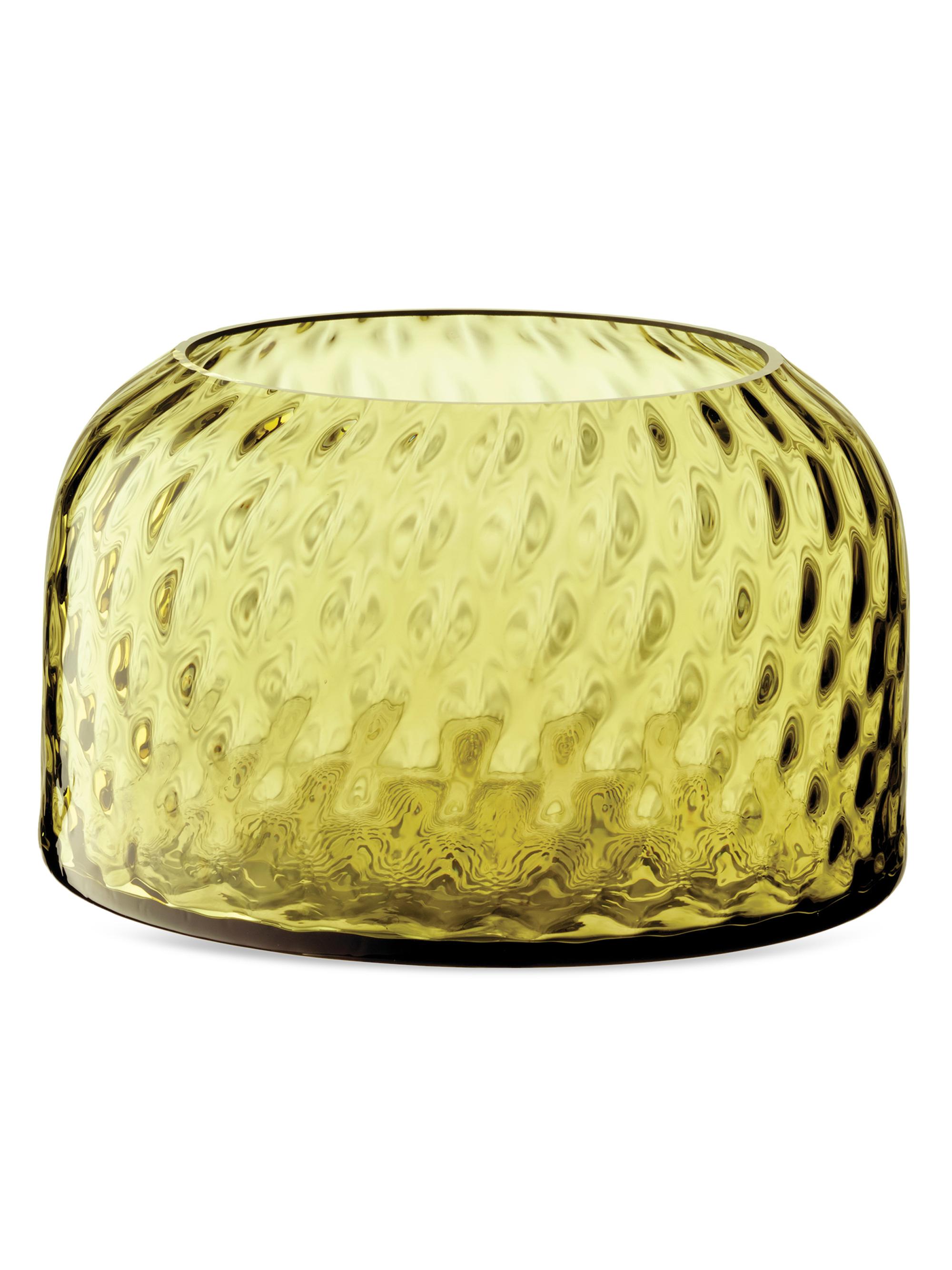 LSA Dapple Glass Vase - Woodland Green