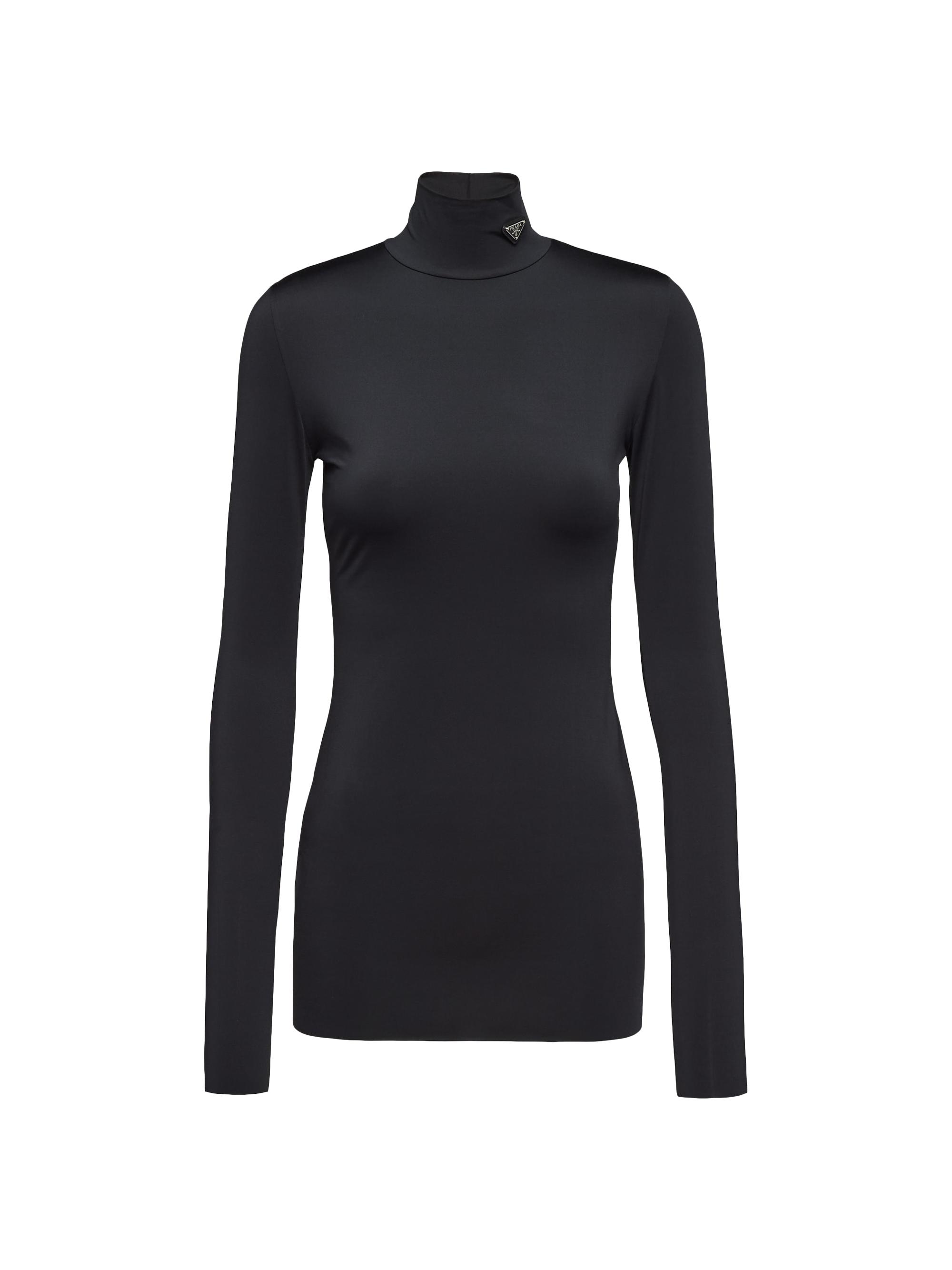 Prada Jersey Turtleneck Top | Saks Fifth Avenue