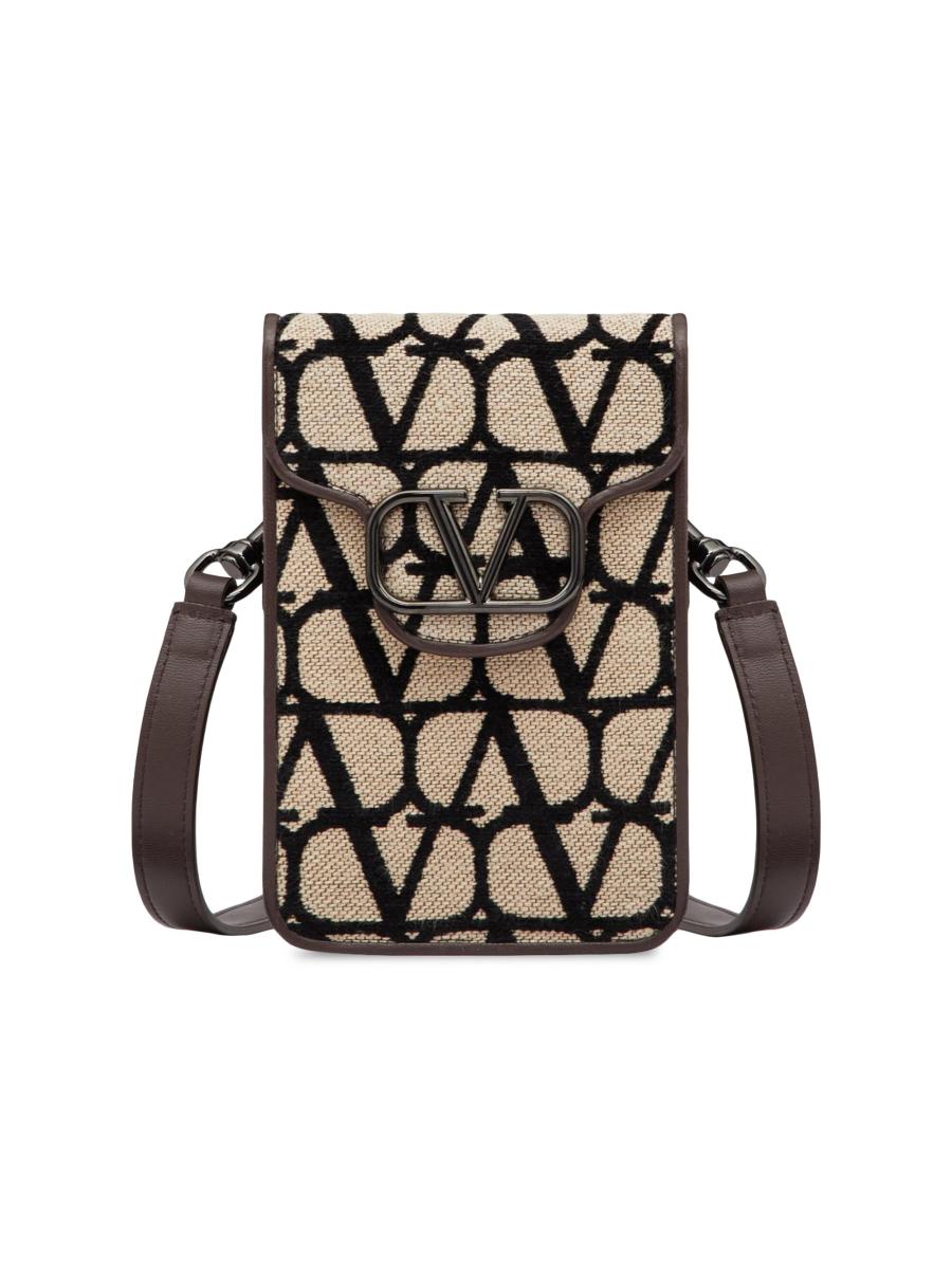 【VALENTINO】TOILE ICONOGRAPHE LOCO CROSSBODY BAG VALENTINO GARAVANI - Loco' Toile Iconographe Crossbody Bag