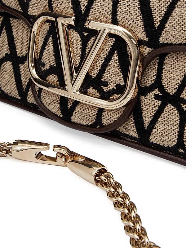 Shop Valentino Garavani Locò Toile Iconographe Shoulder Bag Shop Valentino Garavani Locò Toile Iconographe Shoulder Bag