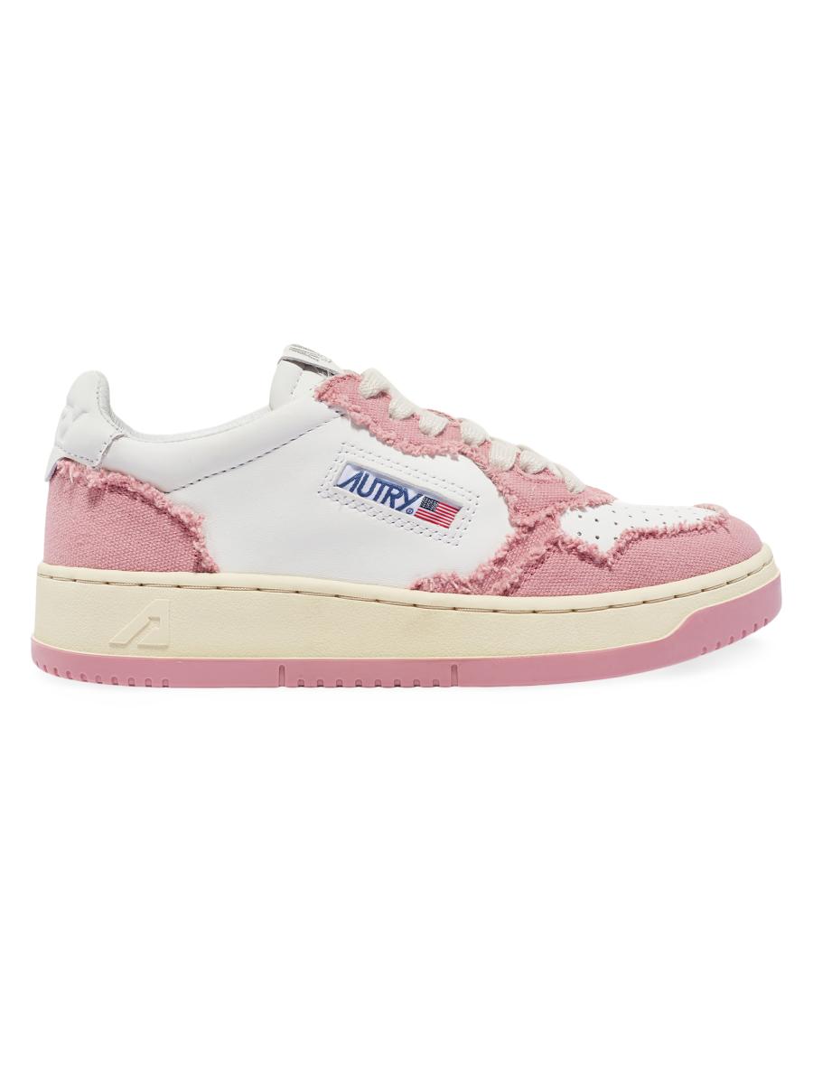 Shop Autry Medalist Canvas Low-Top Sneakers | Saks Fifth Avenue Shop Autry Medalist Canvas Low-Top Sneakers | Saks Fifth Avenue