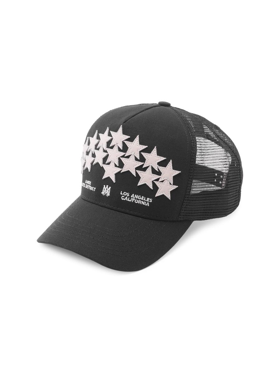Shop Amiri Leather Star Trucker Hat | Saks Fifth Avenue Shop Amiri Leather Star Trucker Hat | Saks Fifth Avenue