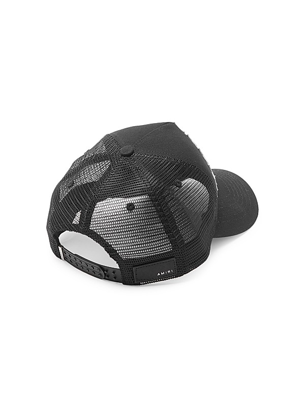 Shop Amiri Leather Star Trucker Hat | Saks Fifth Avenue Shop Amiri Leather Star Trucker Hat | Saks Fifth Avenue
