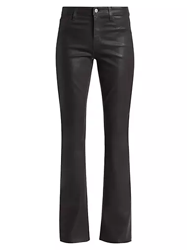Ruth Coated High-Rise Straight Jeans
