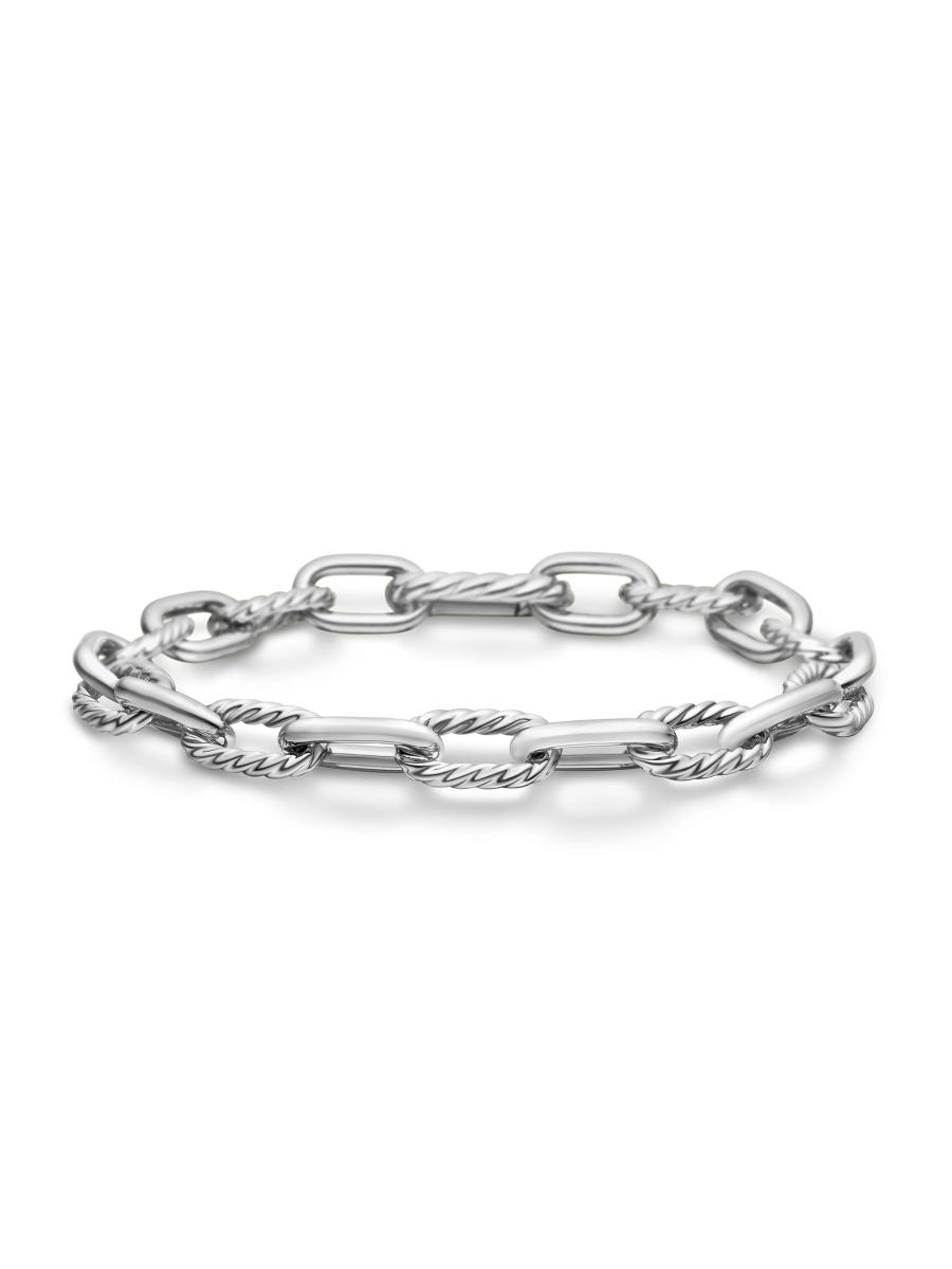 ■David Yurman■DY Madison シルバーブレス(ダイヤモンド付 David Yurman DY Madison Chain Bracelet In Sterling Silver