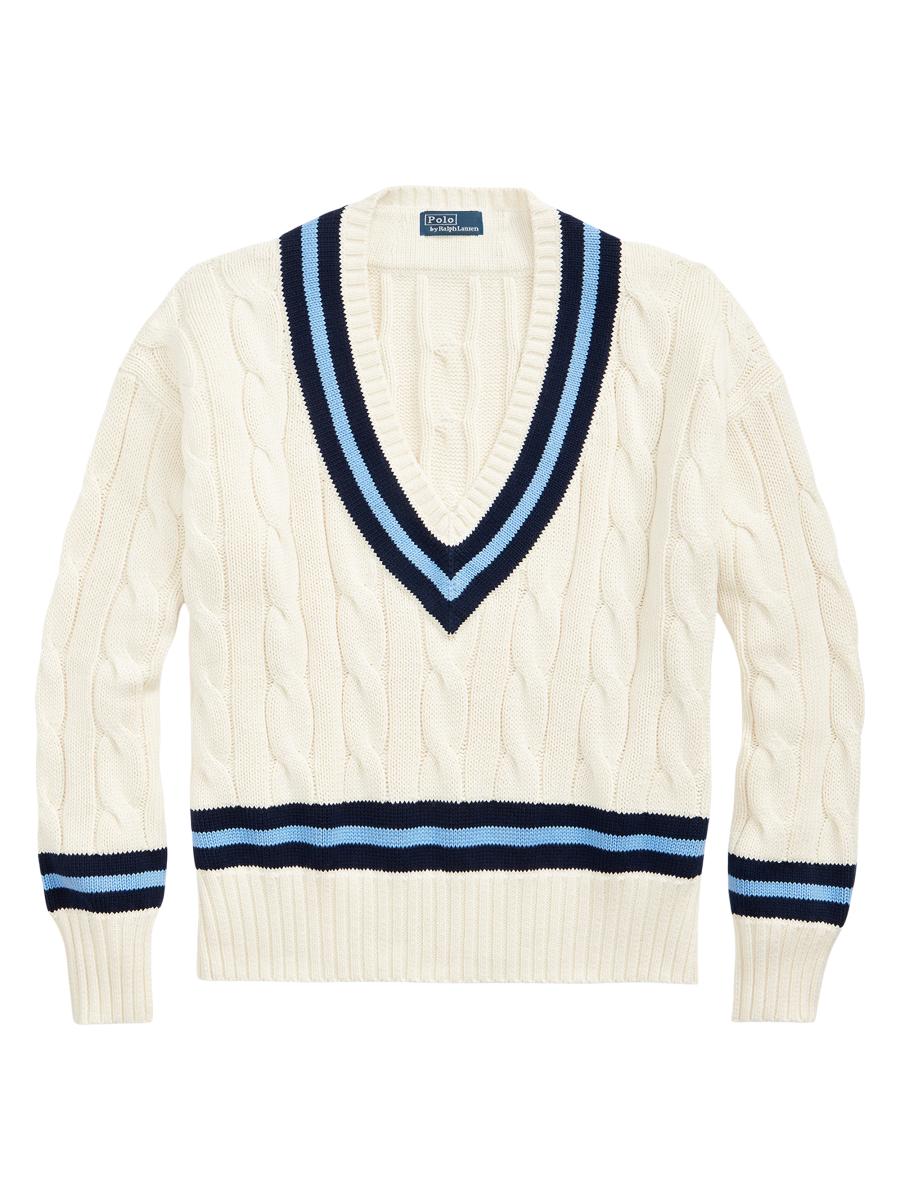 Polo Ralph Lauren Cable-Knit Cotton Sweater | Saks Fifth Avenue