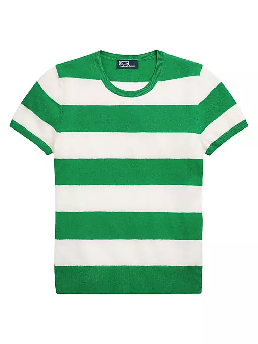 Polo Ralph Lauren - Cashmere Rugby Stirpe T-Shirt