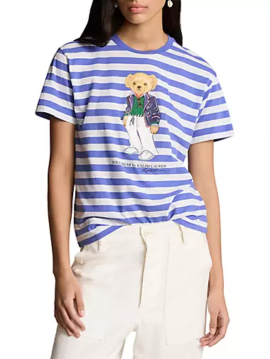 Striped Polo Bear T-Shirt